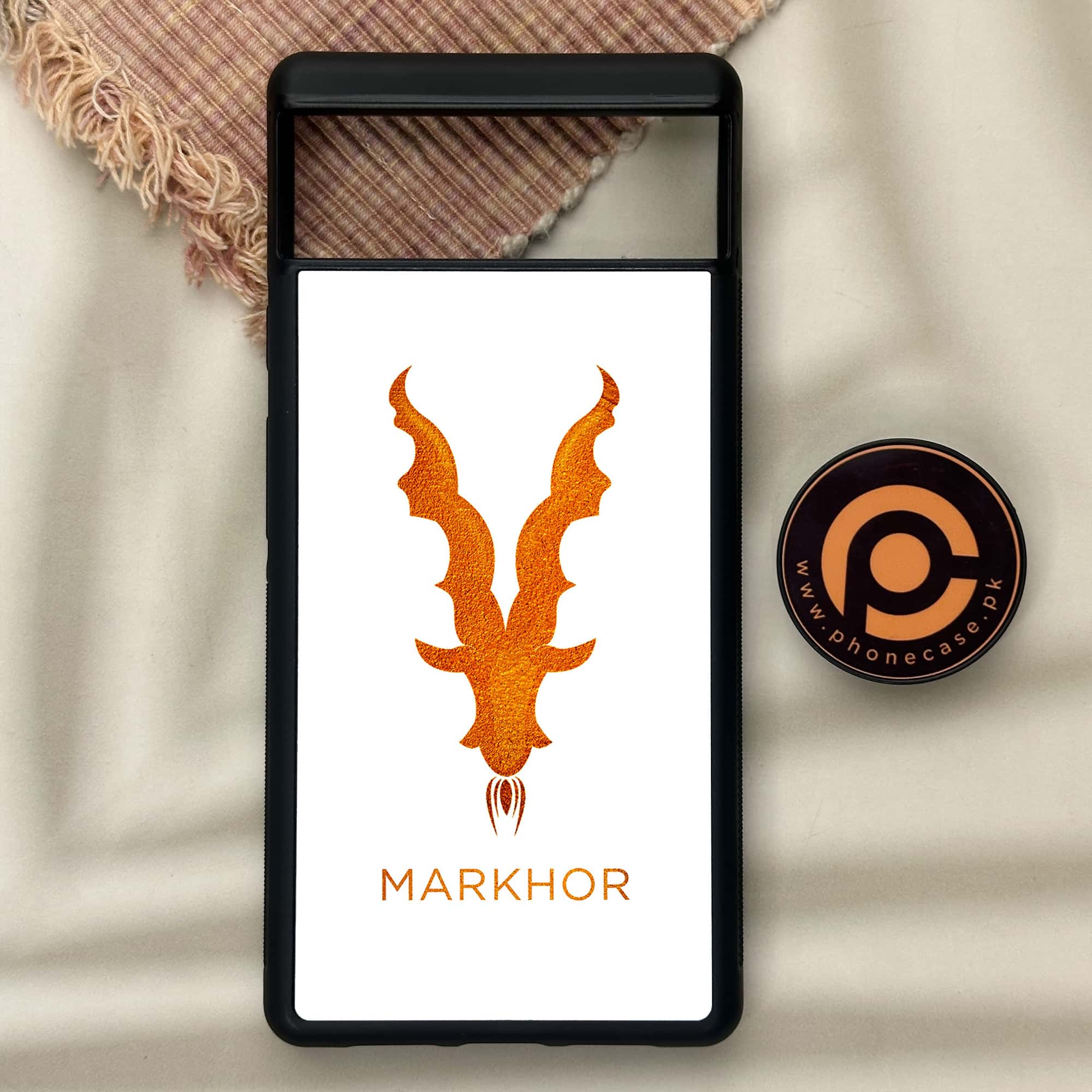 Google Pixel 6 - Markhor Series - Premium Metal Printed soft Bumper Shock Proof Case