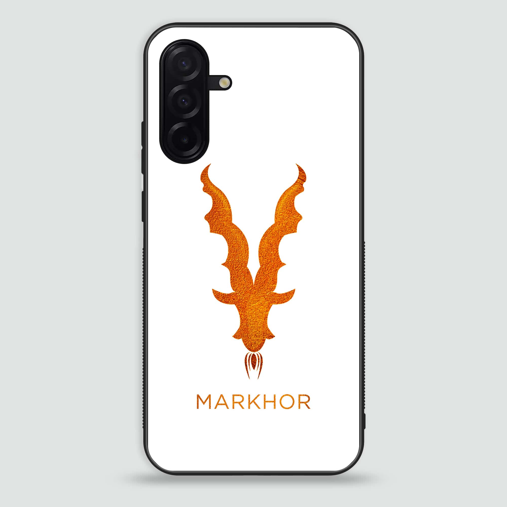Samsung Galaxy A56 5G - Markhor Series - Premium Printed Glass soft Bumper shock Proof Case
