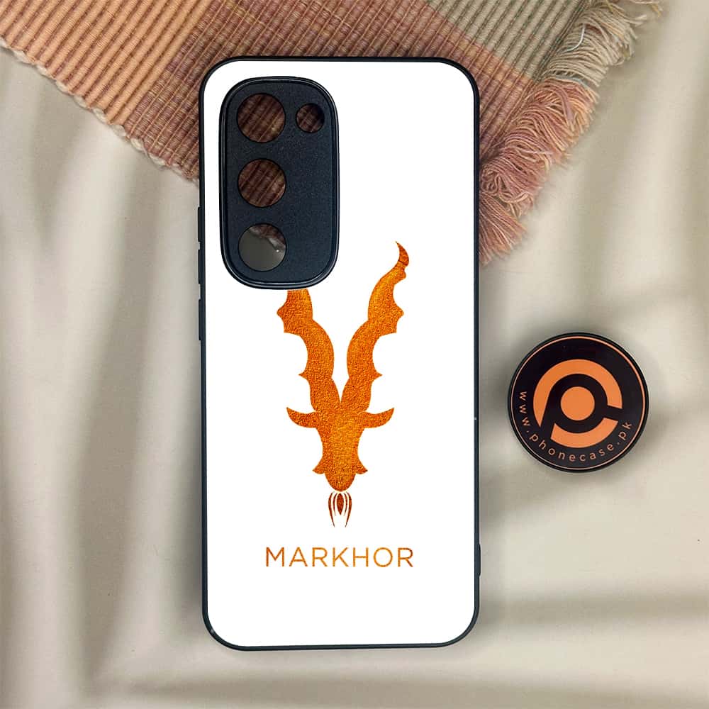 Tecno Spark 40 Pro Plus - Markhor Series - Premium Metal Printed soft Bumper shock Proof Case