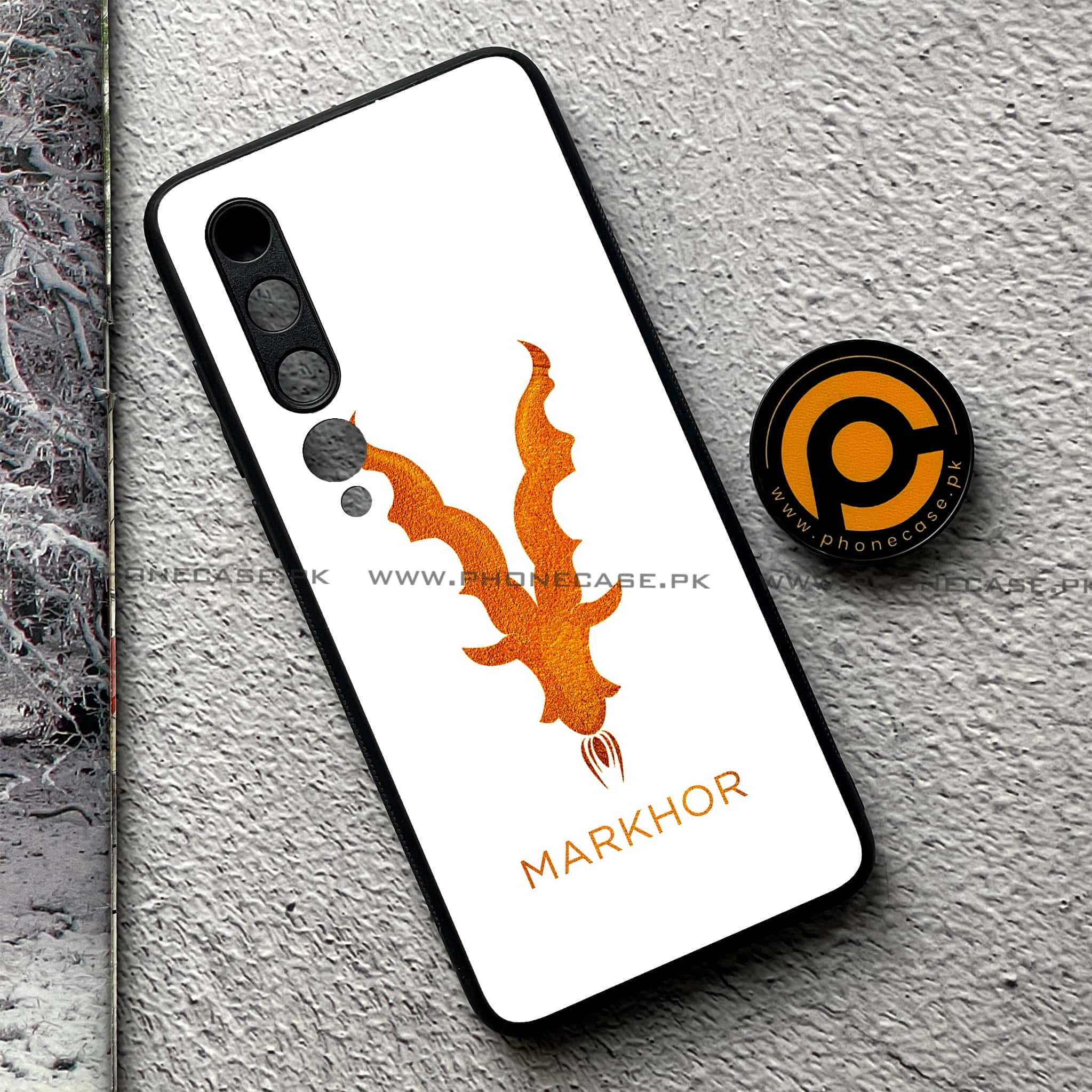 Xiaomi Mi 10 - Markhor Series - Premium Printed Glass soft Bumper shock Proof Case