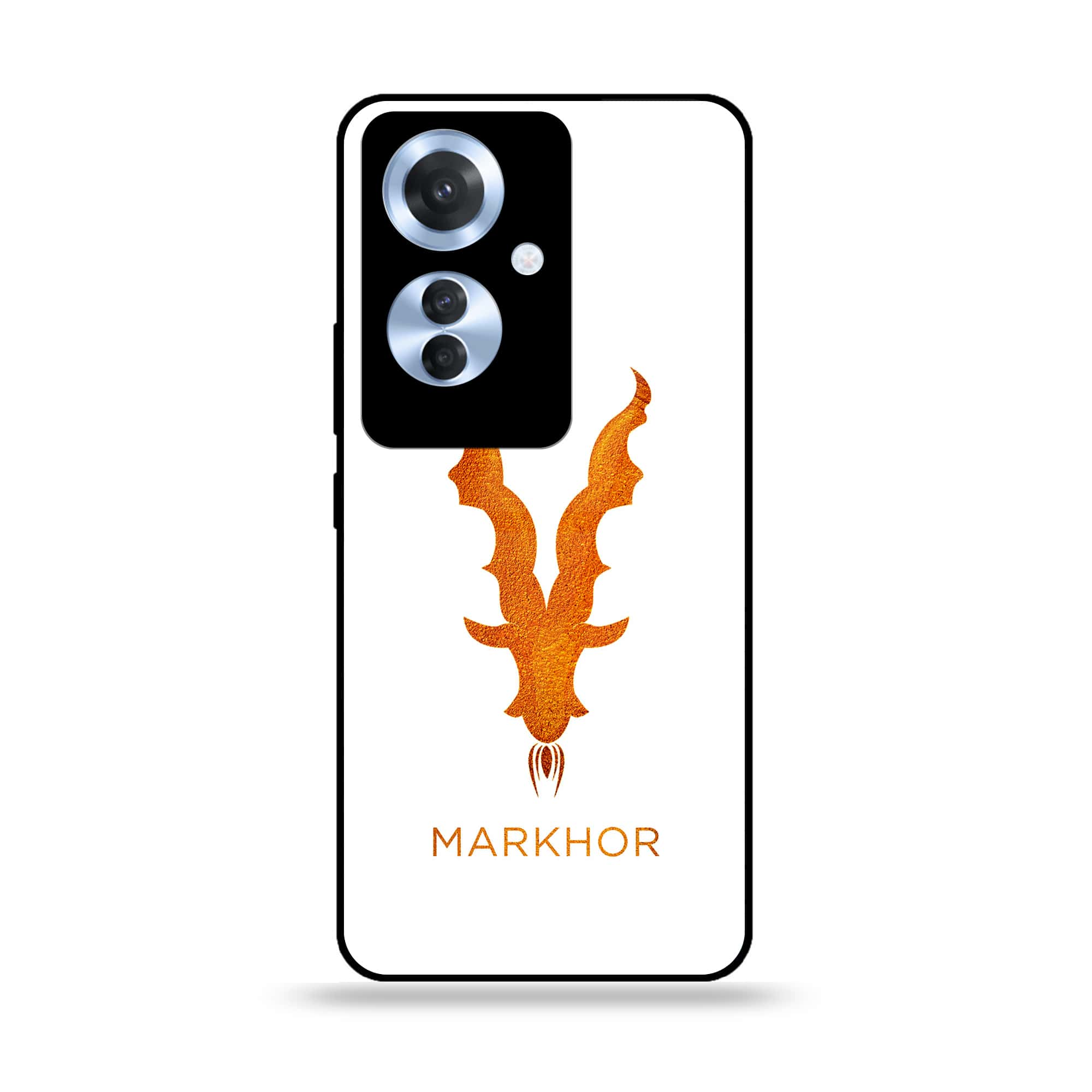 Oppo F25 Pro - Markhor Series - Premium Printed Glass soft Bumper shock Proof Case