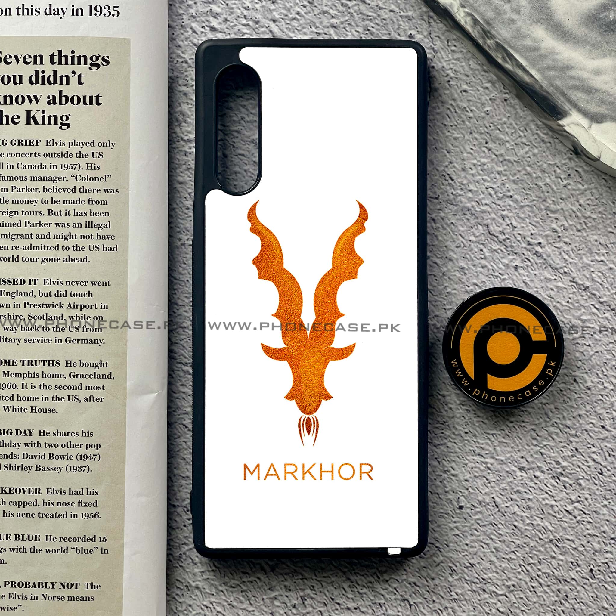 LG Velvet - Markhor Series - Premium Printed Glass soft Bumper shock Proof Case