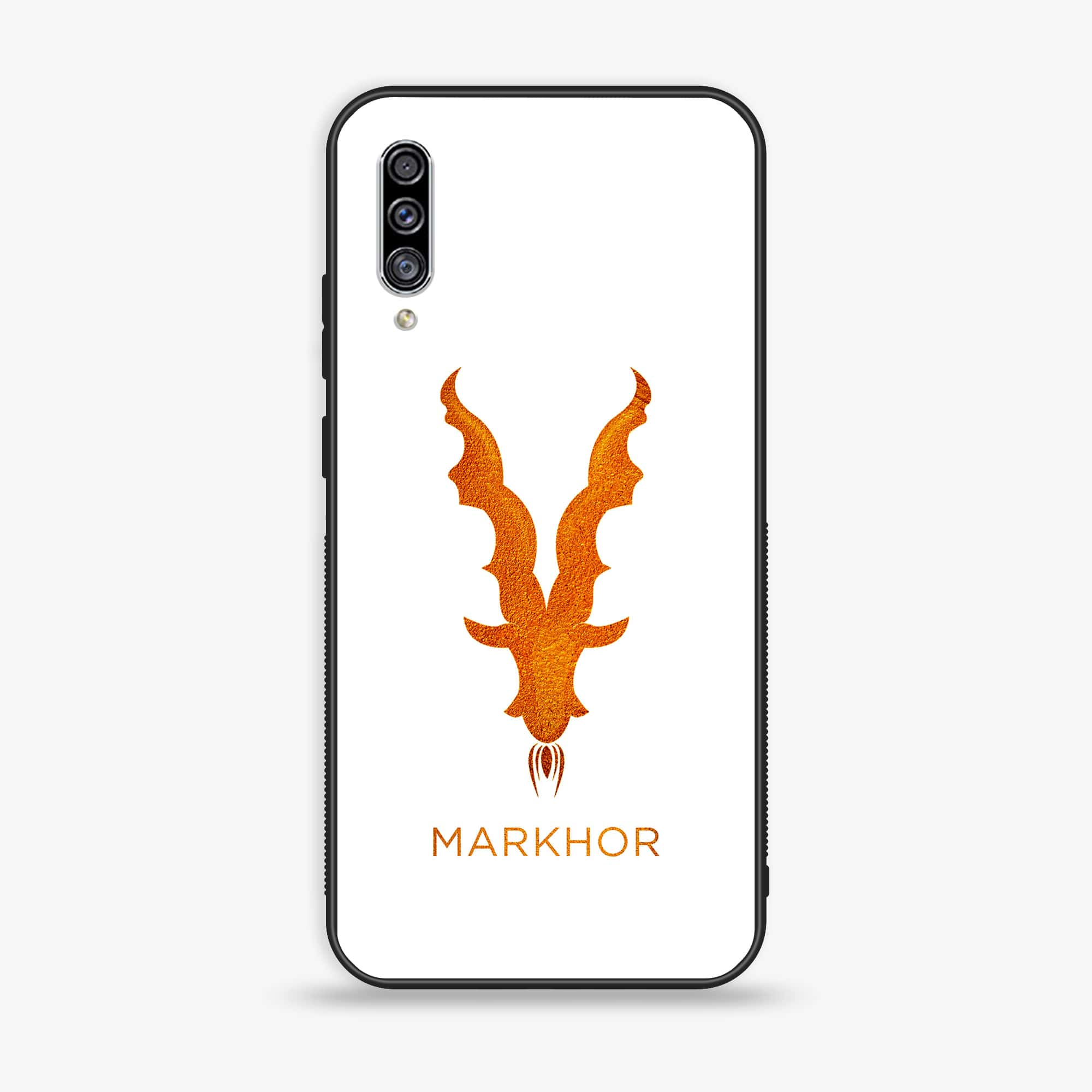 Galaxy A50/ A50s/ A30s - Markhor Series - Premium Printed Glass soft Bumper shock Proof Case