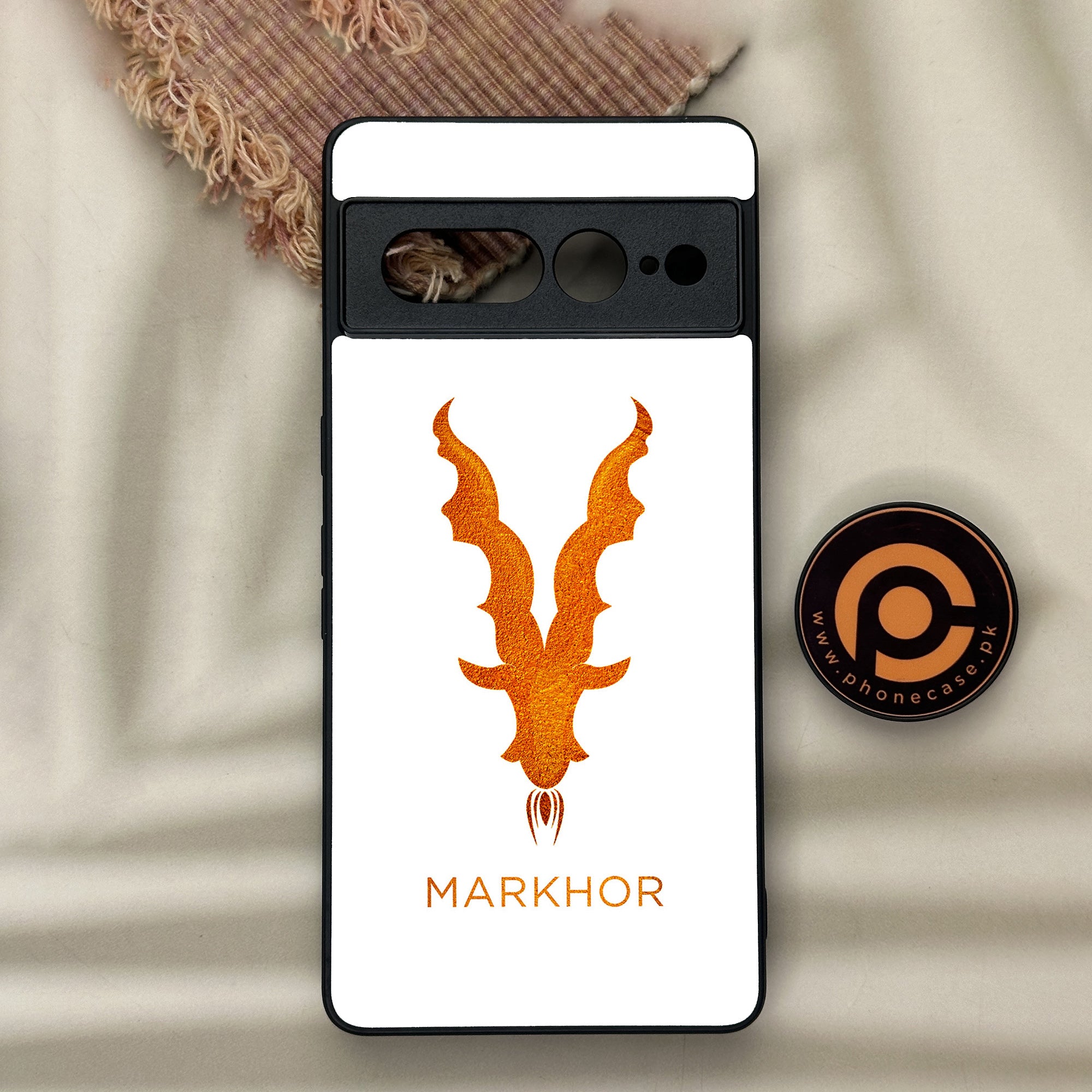 Google Pixel 7 Pro - Markhor Series - Premium Metal Printed soft Bumper Shock Proof Case