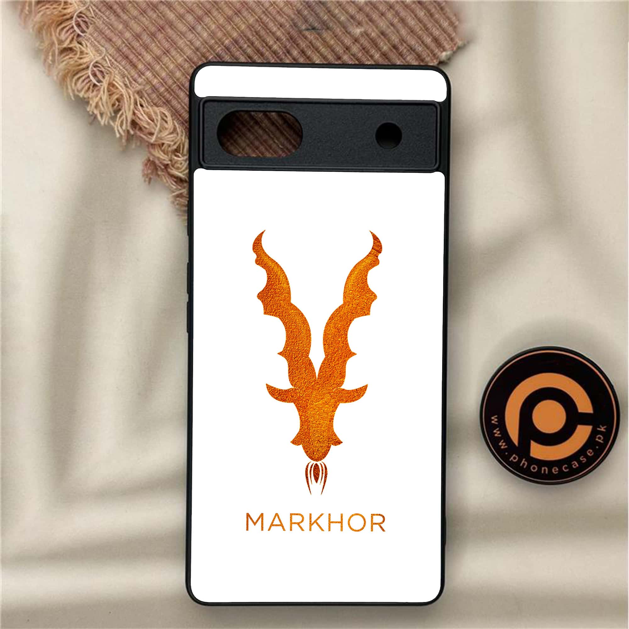 Google Pixel 6A - Markhor Series - Premium Metal Printed soft Bumper Shock Proof Case