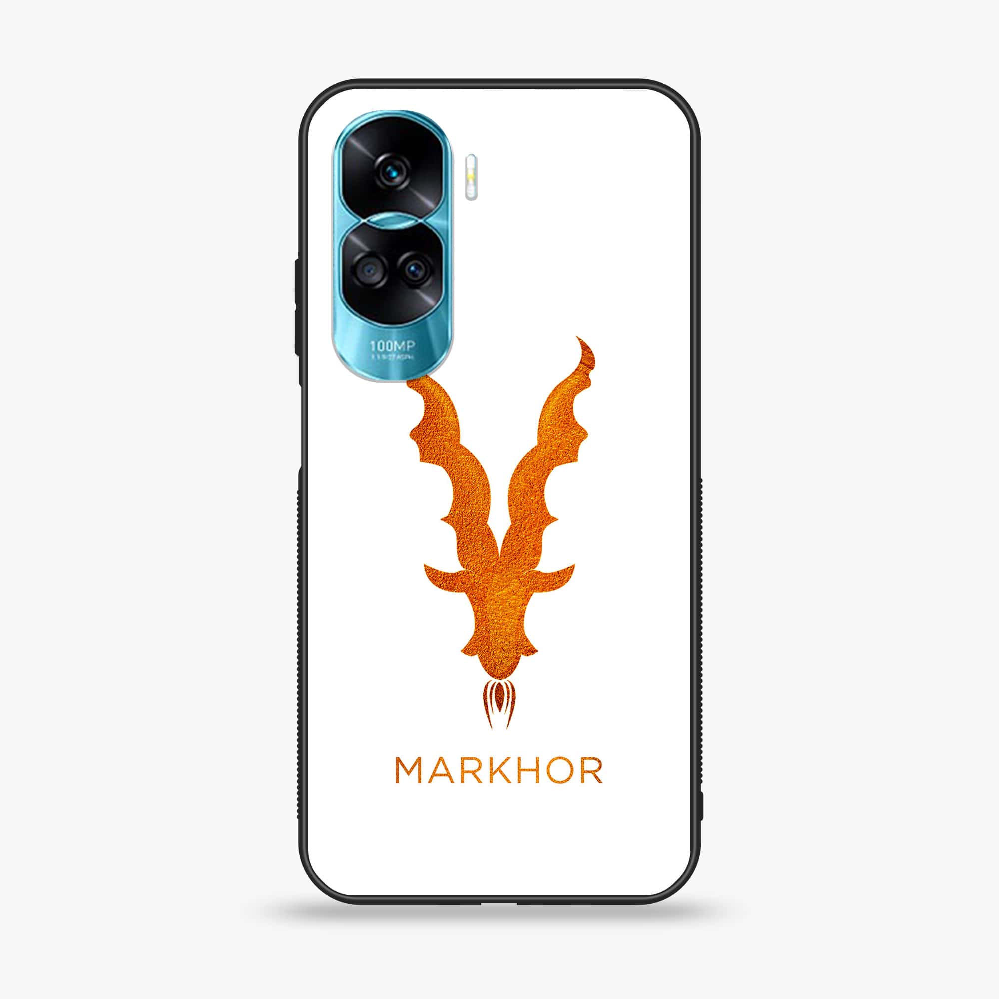 Honor 90 Lite - Markhor Series - Premium Printed Glass soft Bumper shock Proof Case
