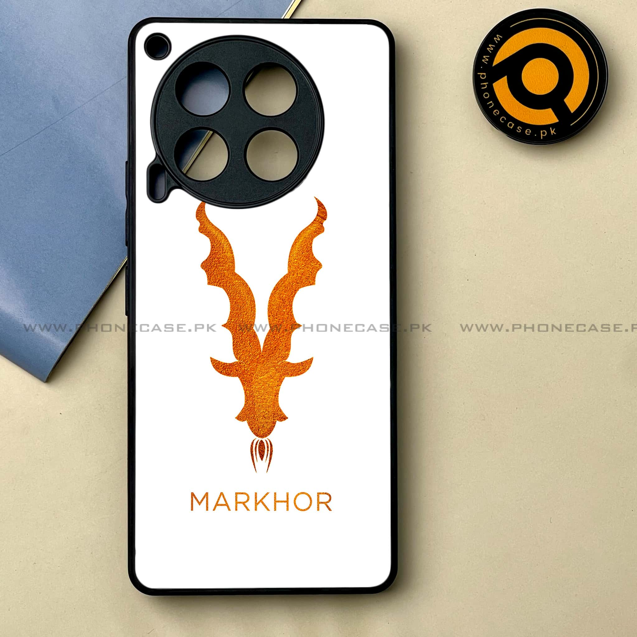 Tecno Camon 30 - Markhor Series -  Premium Printed Metal soft Bumper shock Proof Case