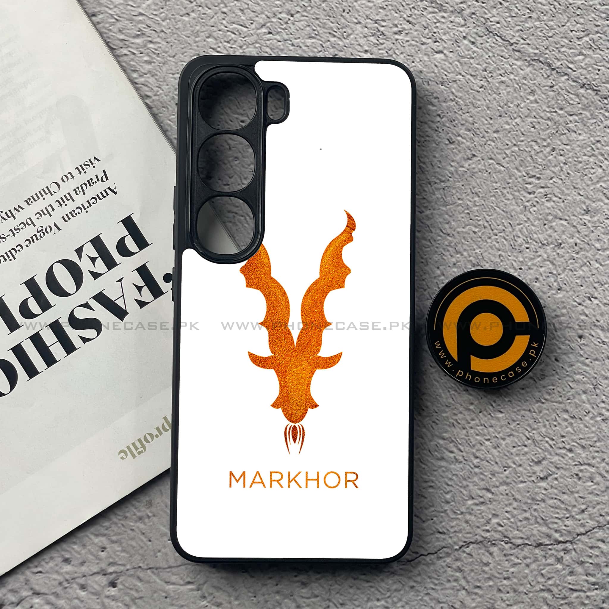Vivo V40 Lite (IDN) - Markhor Series - Premium Metal Printed soft Bumper Shock Proof Case