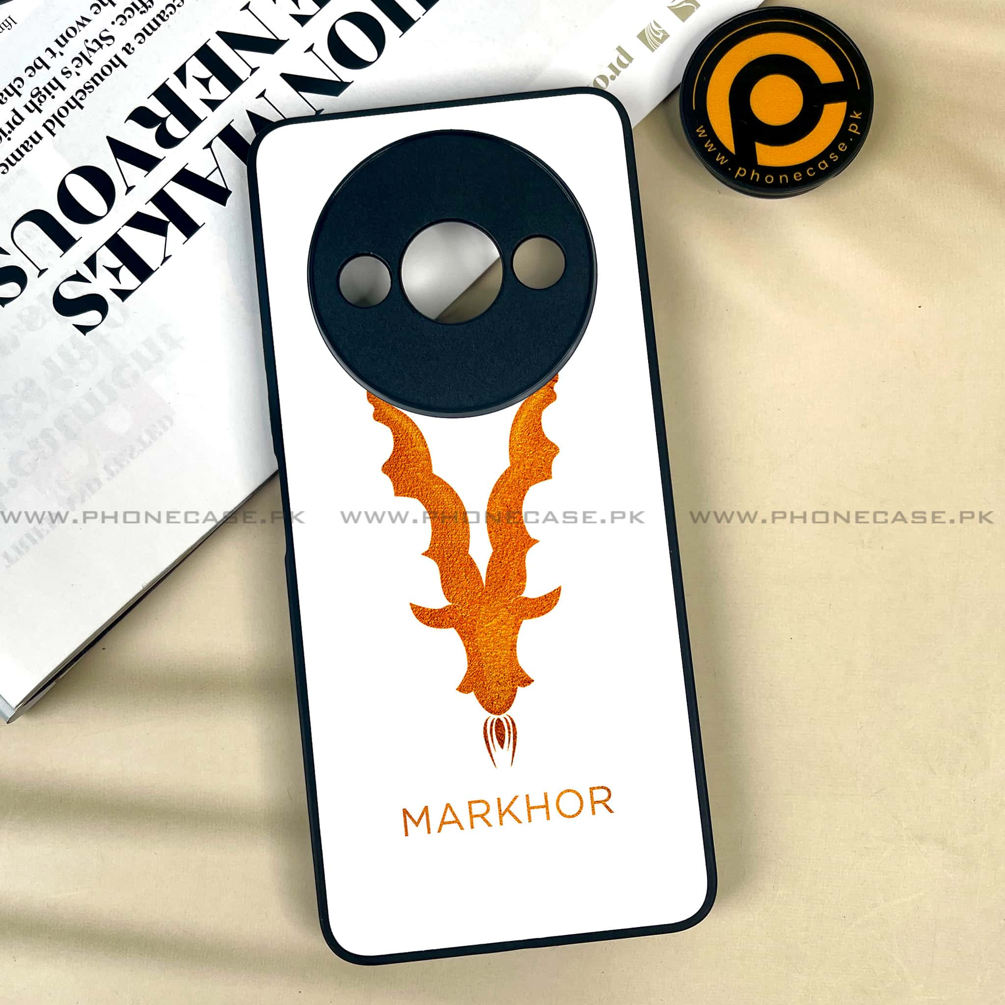 Xiaomi Redmi A3x - Markhor Series - Premium Printed Metal soft Bumper shock Proof Case