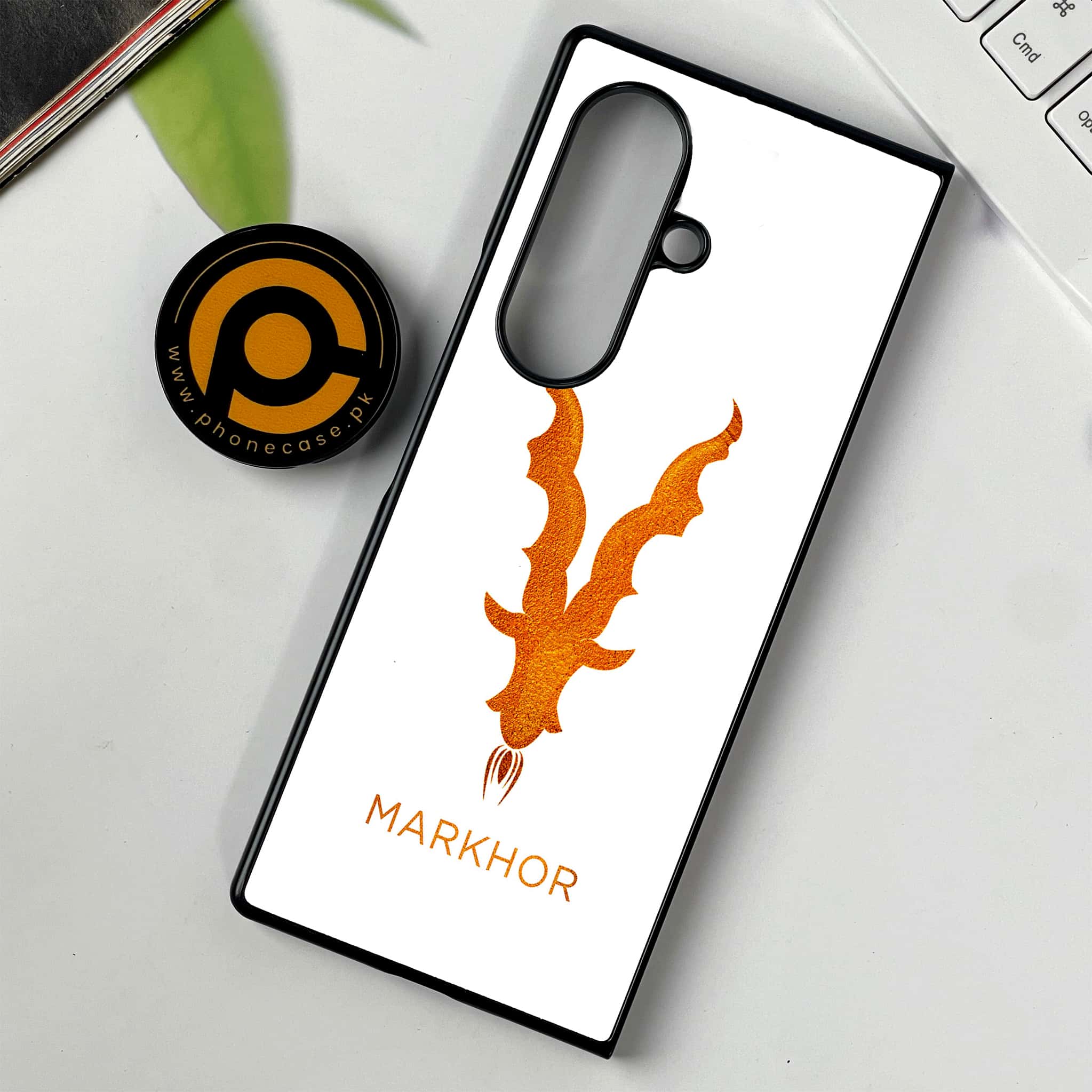 Samsung Galaxy Z Fold 7 - Markhor Series - Premium Metal Printed soft Bumper shock Proof Case