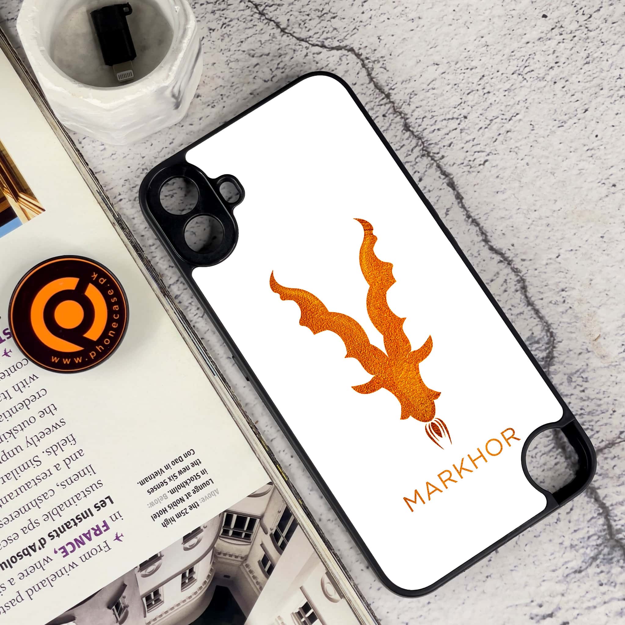 Nothing CMF Phone 1 - Markhor Series - Premium Metal Printed soft Bumper Shock Proof Case