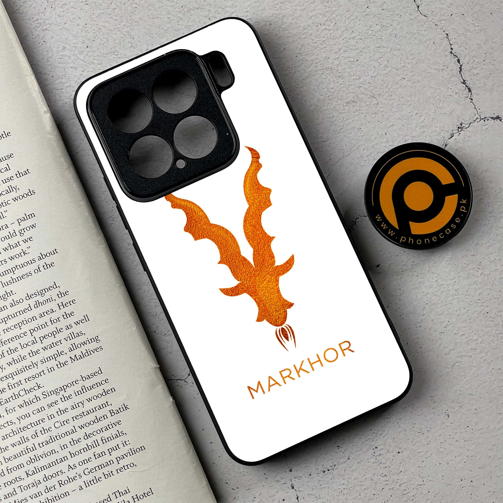 Xiaomi 15 - Markhor Series - Premium Metal Printed soft Bumper shock Proof Case