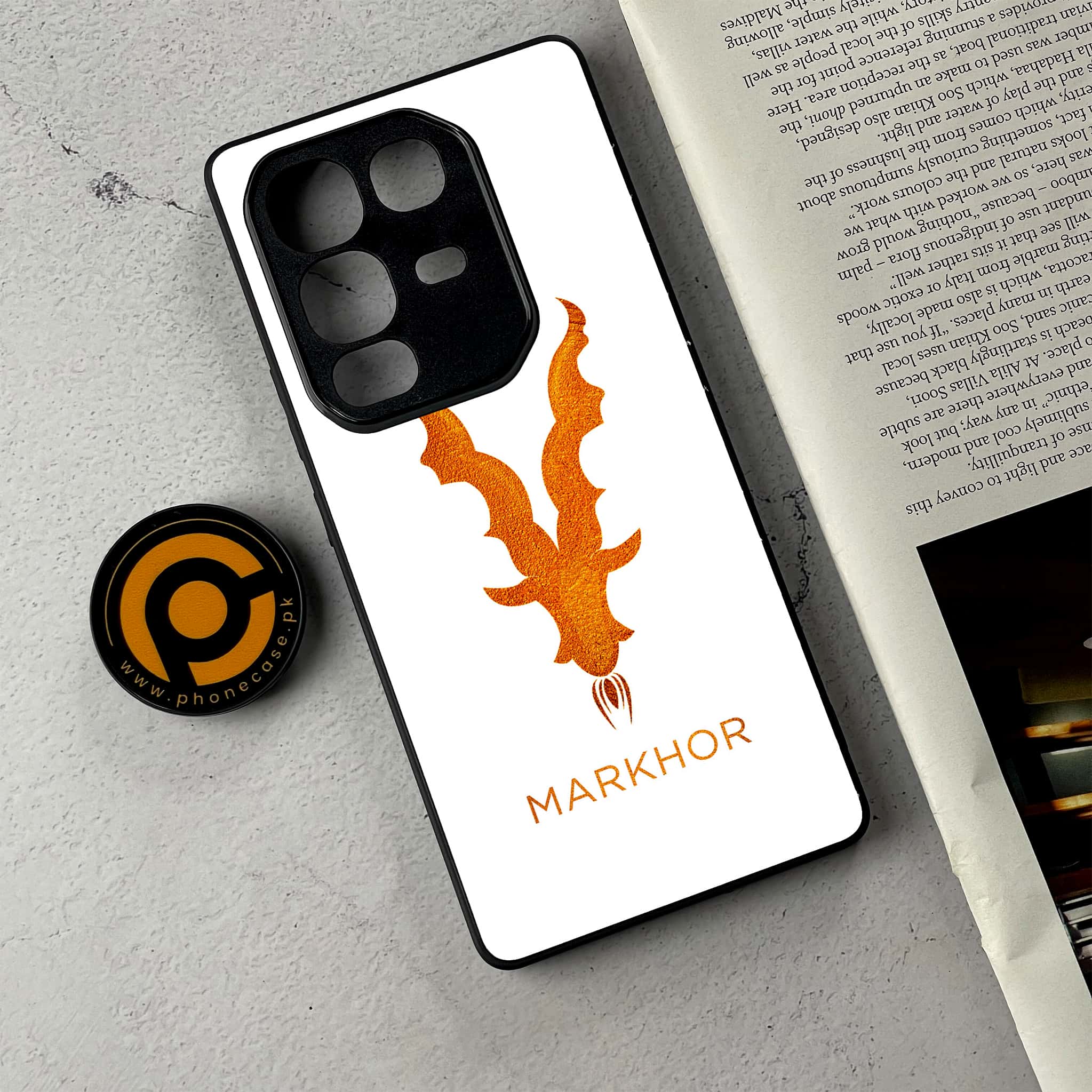 Infinix Note 50 - Markhor Series - Premium Metal Printed Soft Bumper Shockproof Case