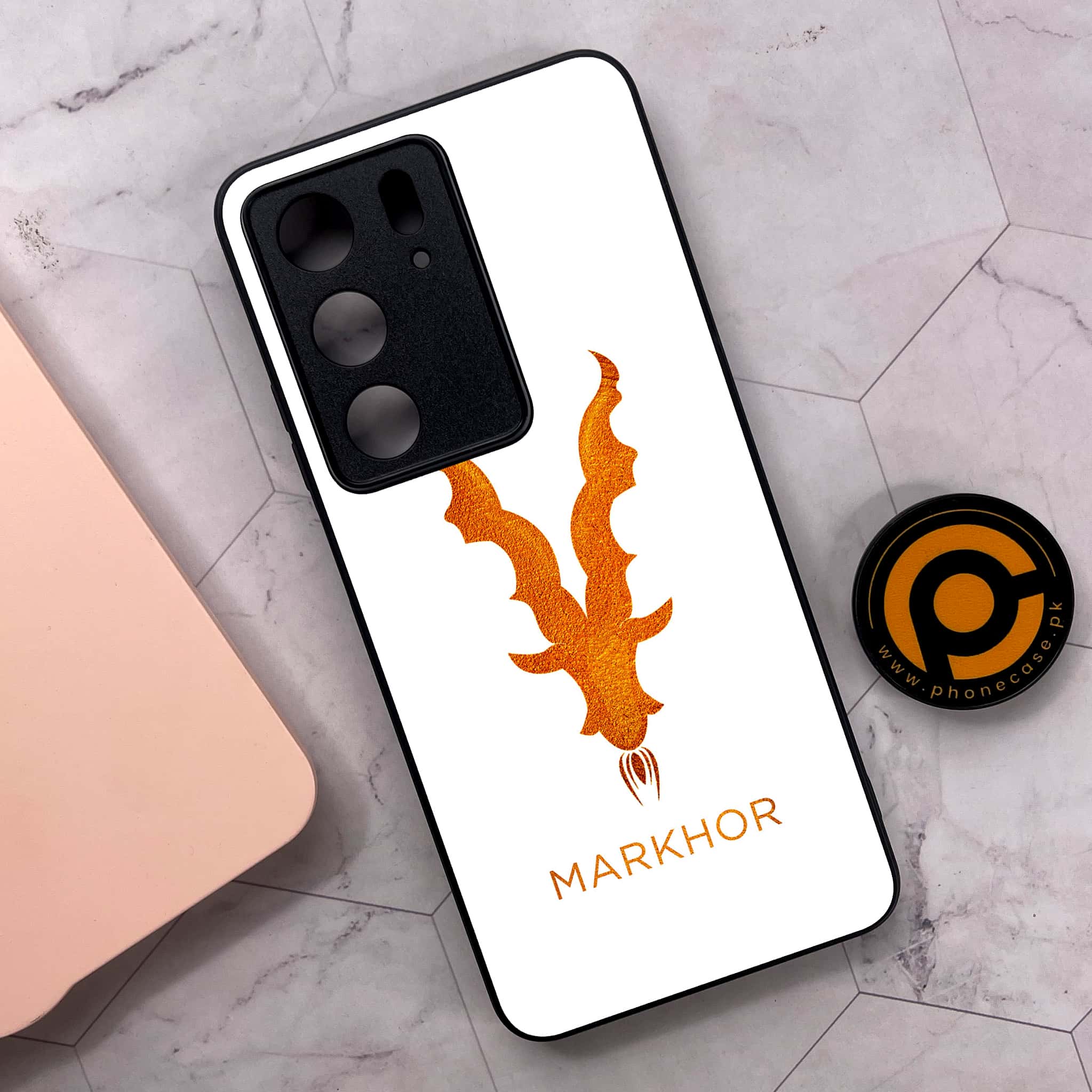 Realme C75 4G - Markhor Series - Premium Metal Printed soft Bumper shock Proof Case