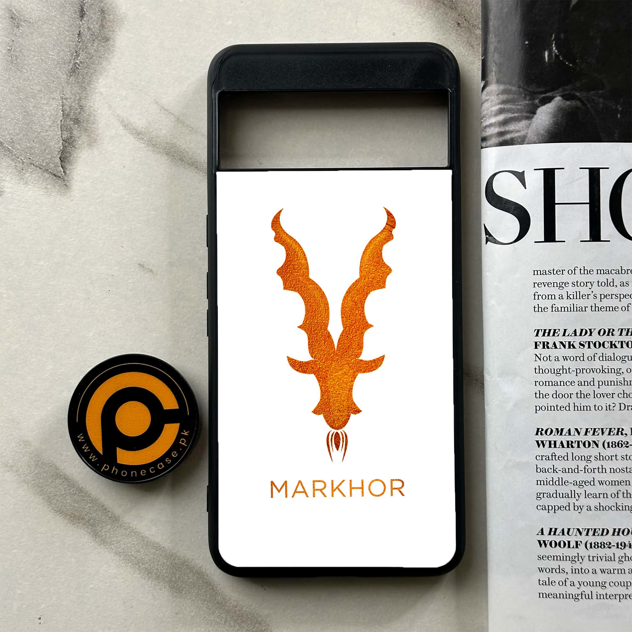 Google Pixel 8a - Markhor Series - Premium Printed soft Bumper Shock Proof Case