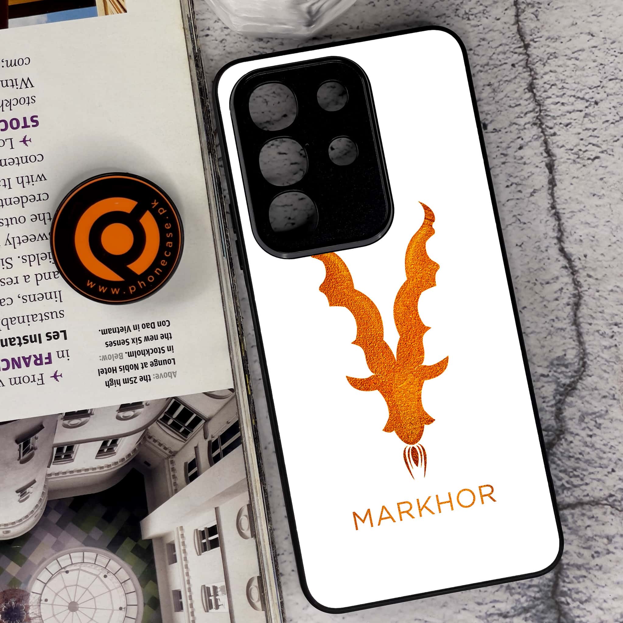 Vivo Y29 4G - Markhor Series - Premium Metal Printed soft Bumper Shock Proof Case