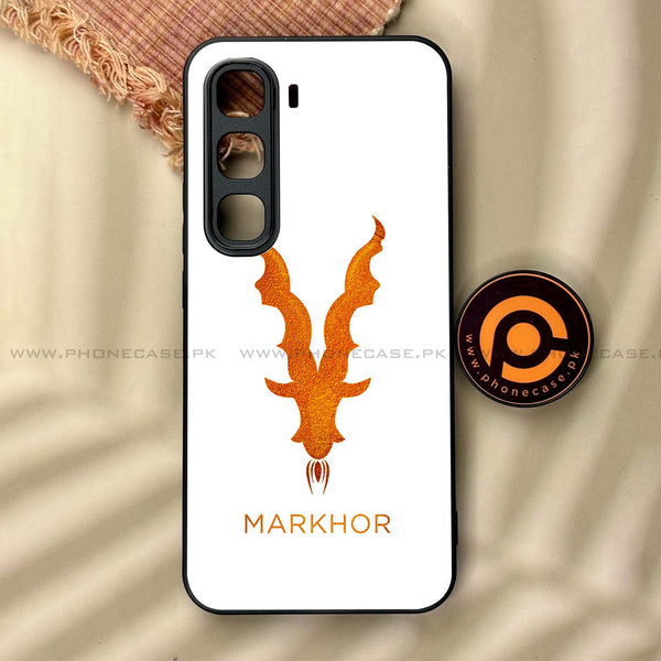 Infinix Hot 60 Pro Plus - Markhor Design 11  - Premium Metal Printed soft Bumper shock Proof Case CS-39229