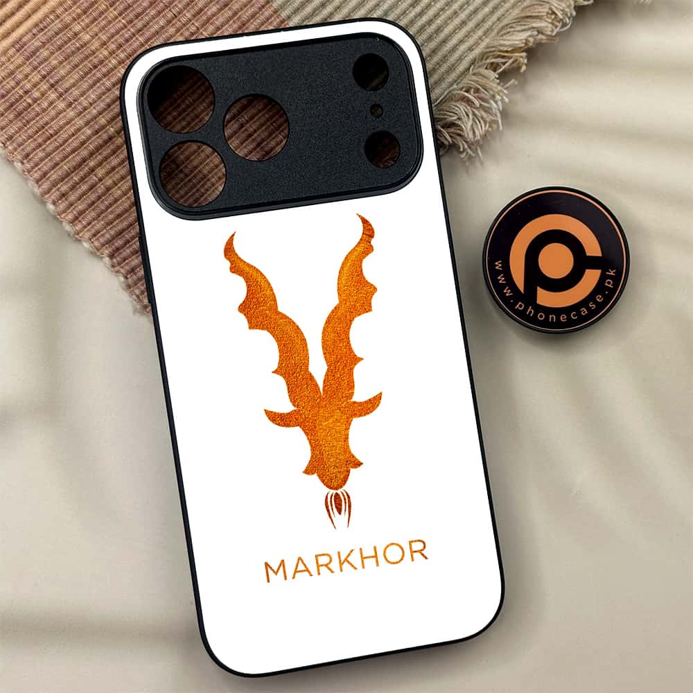 iPhone 17 Pro Max - Markhor Series - Premium Metal Printed soft Bumper shock Proof Case