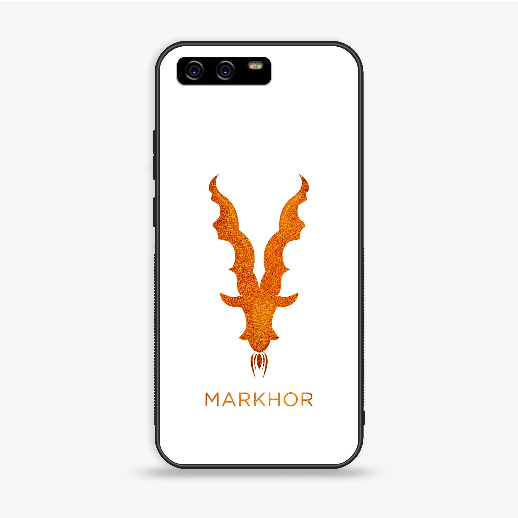 Huawei P10 Plus - Markhor Series - Premium Printed Glass soft Bumper shock Proof Case