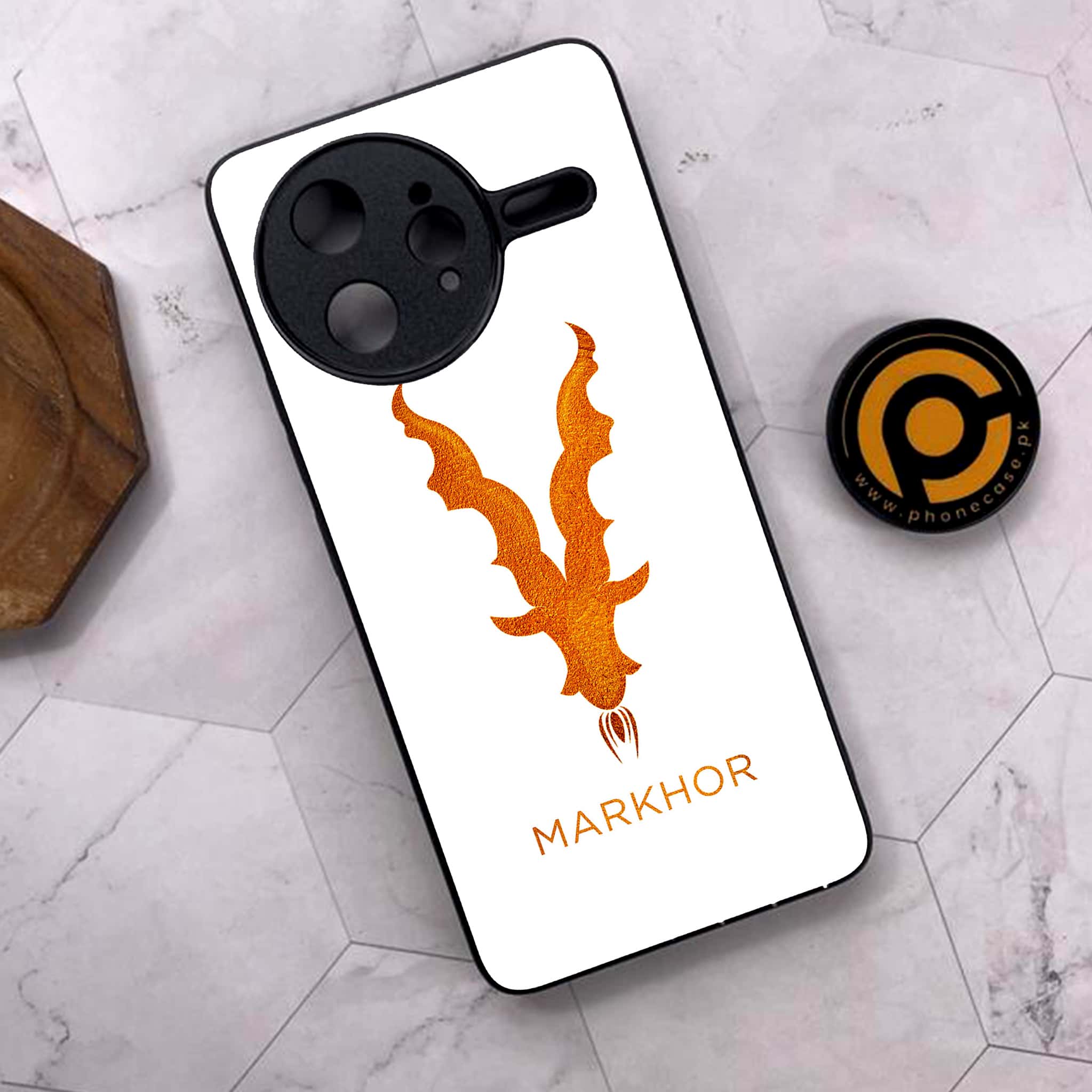 Xiaomi Poco F7 Ultra 5G - Markhor Series - Premium Metal Printed soft Bumper shock Proof Case