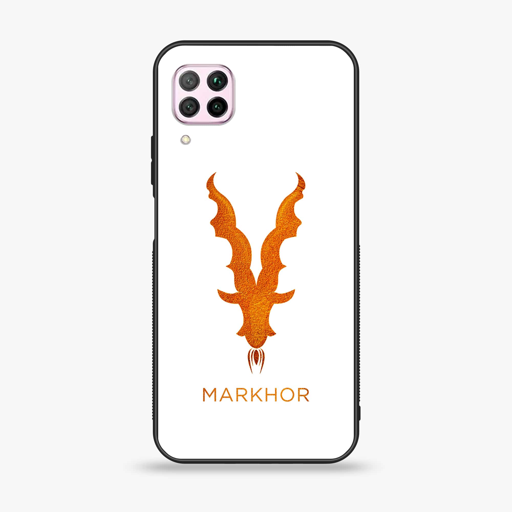 Huawei Nova 7i - Markhor Series - Premium Printed Glass soft Bumper shock Proof Case