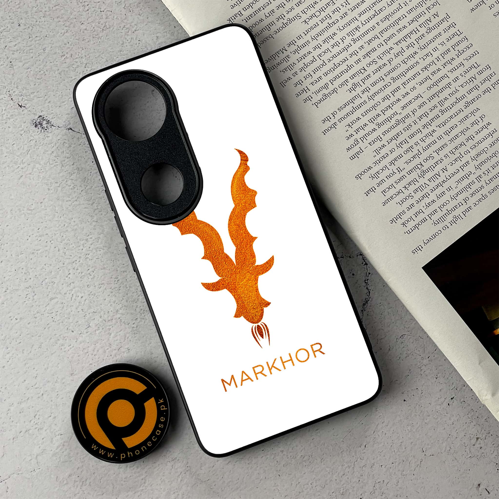 Vivo V50 - Markhor Series - Premium Metal Printed Soft Bumper Shockproof Case