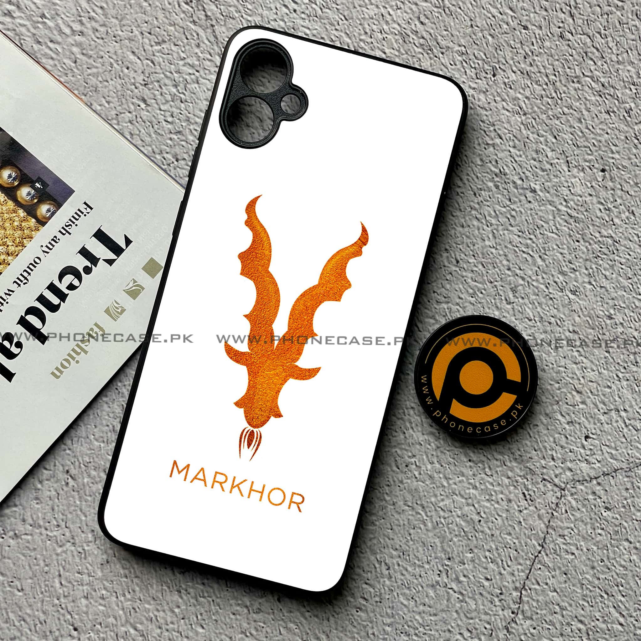 Samsung Galaxy A05 - Markhor Series - Premium Metal Printed soft Bumper shock Proof Case