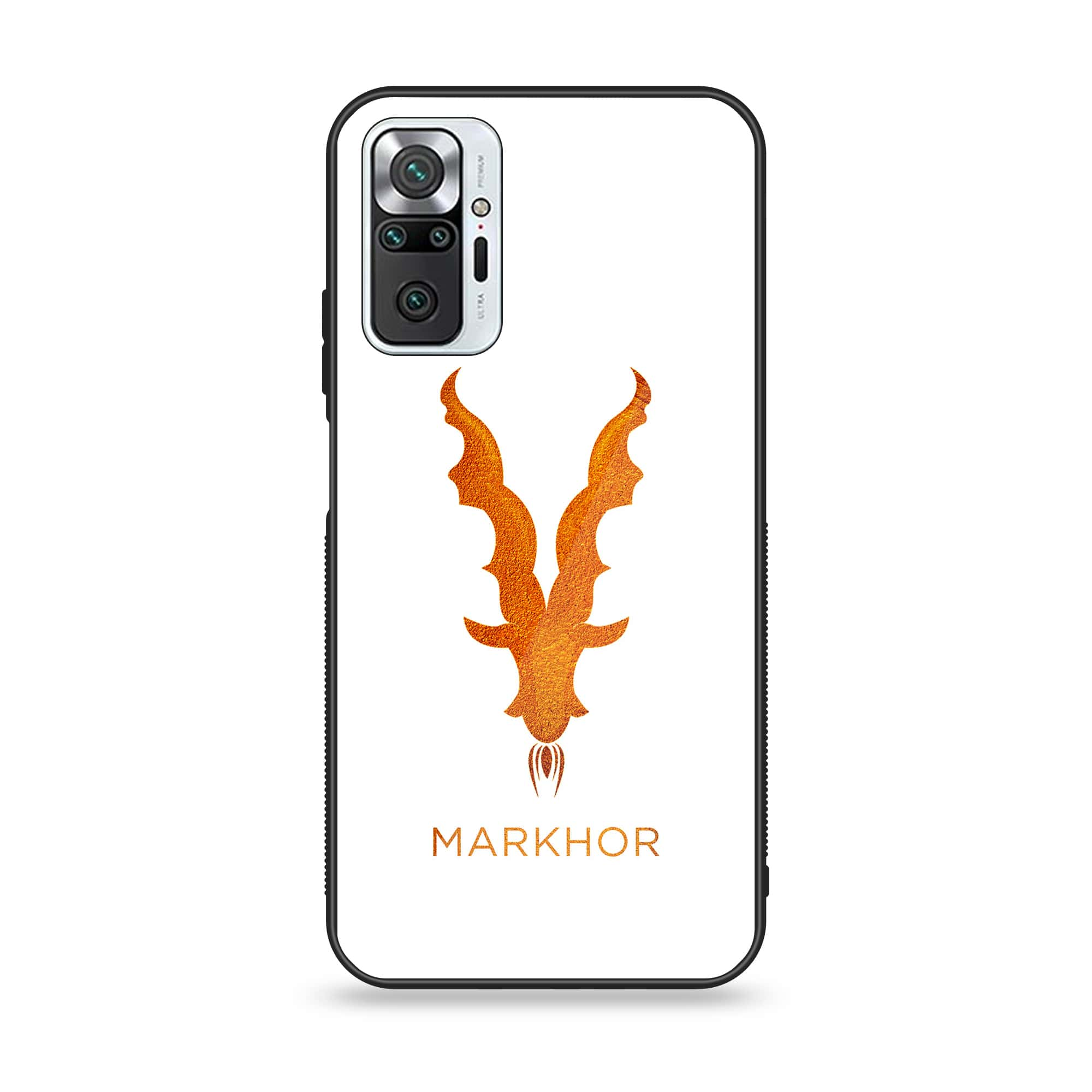 Xiaomi Redmi Note 10 Pro - Markhor Series - Premium Printed Glass soft Bumper shock Proof Case