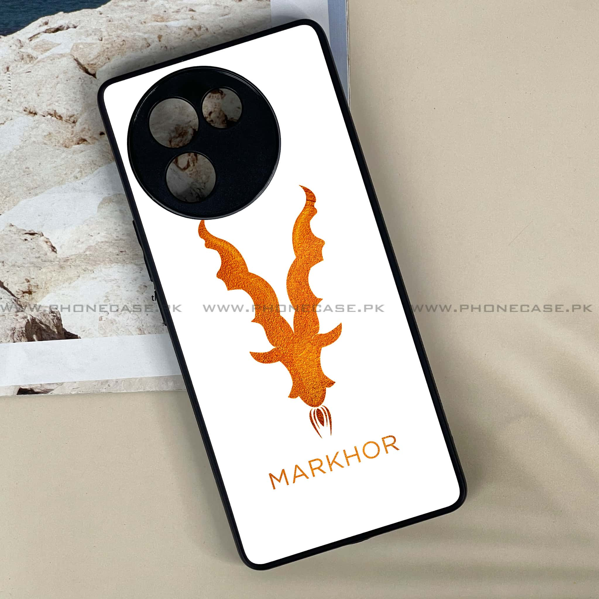 Vivo V30E - Markhor Series - Premium Printed Metal soft Bumper shock Proof Case