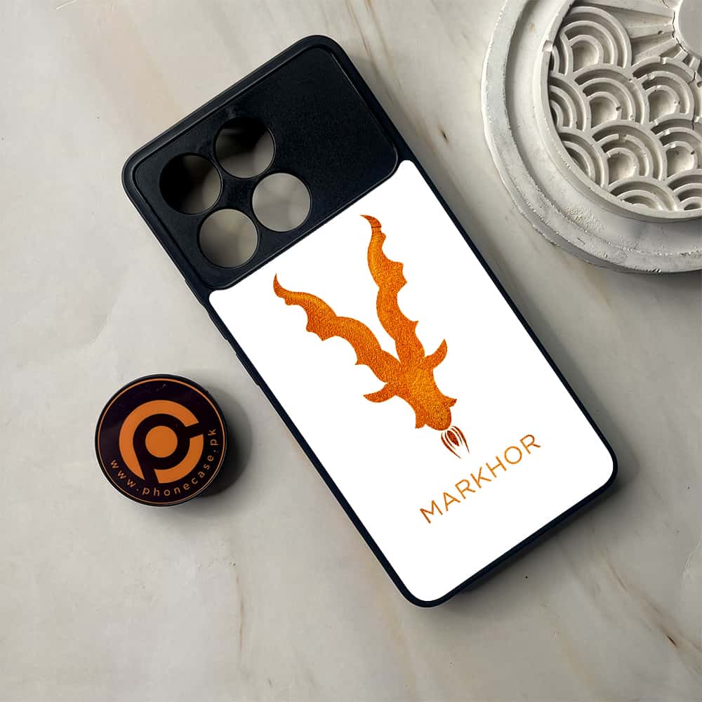 Xiaomi Poco F6 Pro - Markhor Series - Premium Metal Printed soft Bumper shock Proof Case