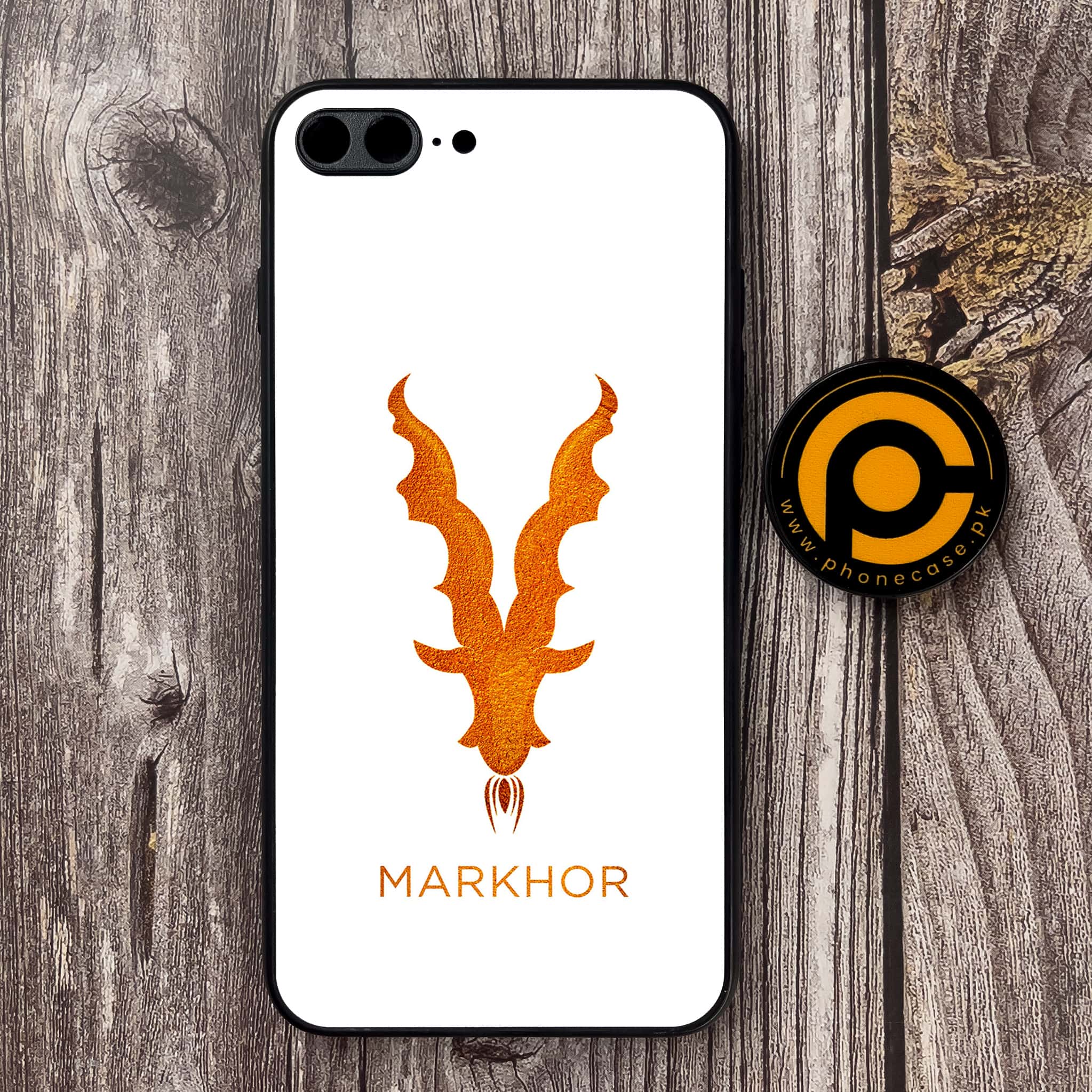 iPhone 7 Plus  - Markhor Series - Premium Metal Printed soft Bumper shock Proof Case