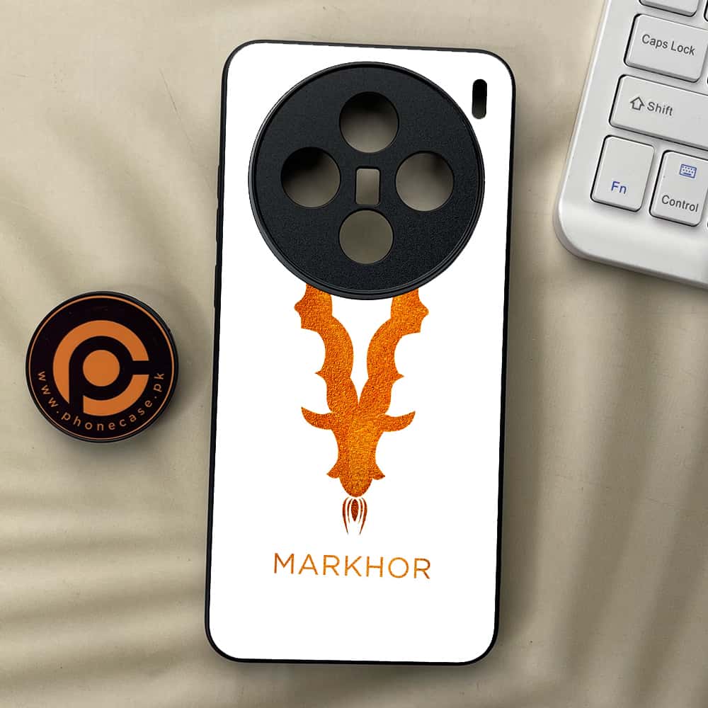 Vivo X200 - Markhor Series - Premium Metal  Printed soft Bumper shock Proof Case