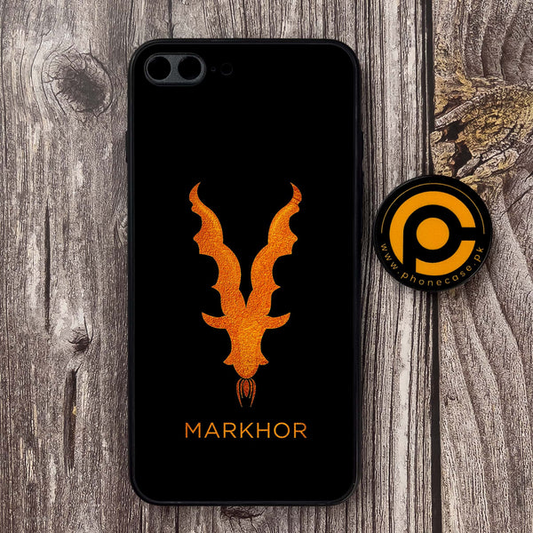 iPhone 7 Plus / 8 Plus  - Markhor Design 12 - Premium Metal Printed soft Bumper shock Proof Case CS-20189