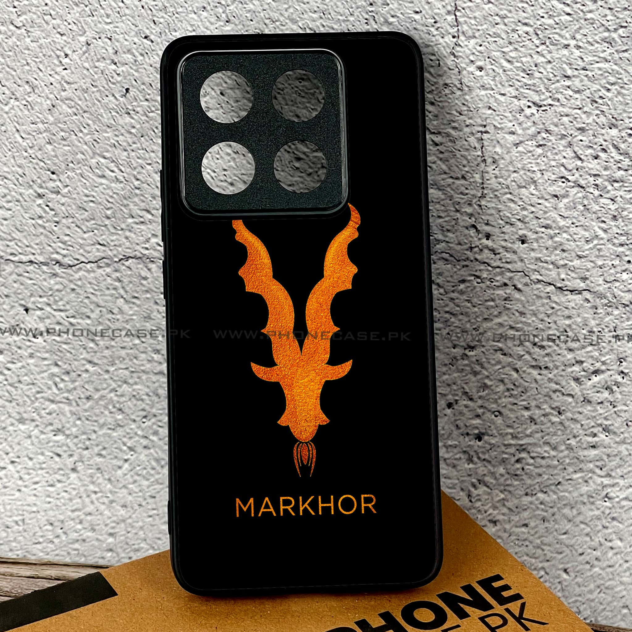 Xiaomi 14T - Markhor Series - Premium Printed Glass soft Bumper shock Proof Case