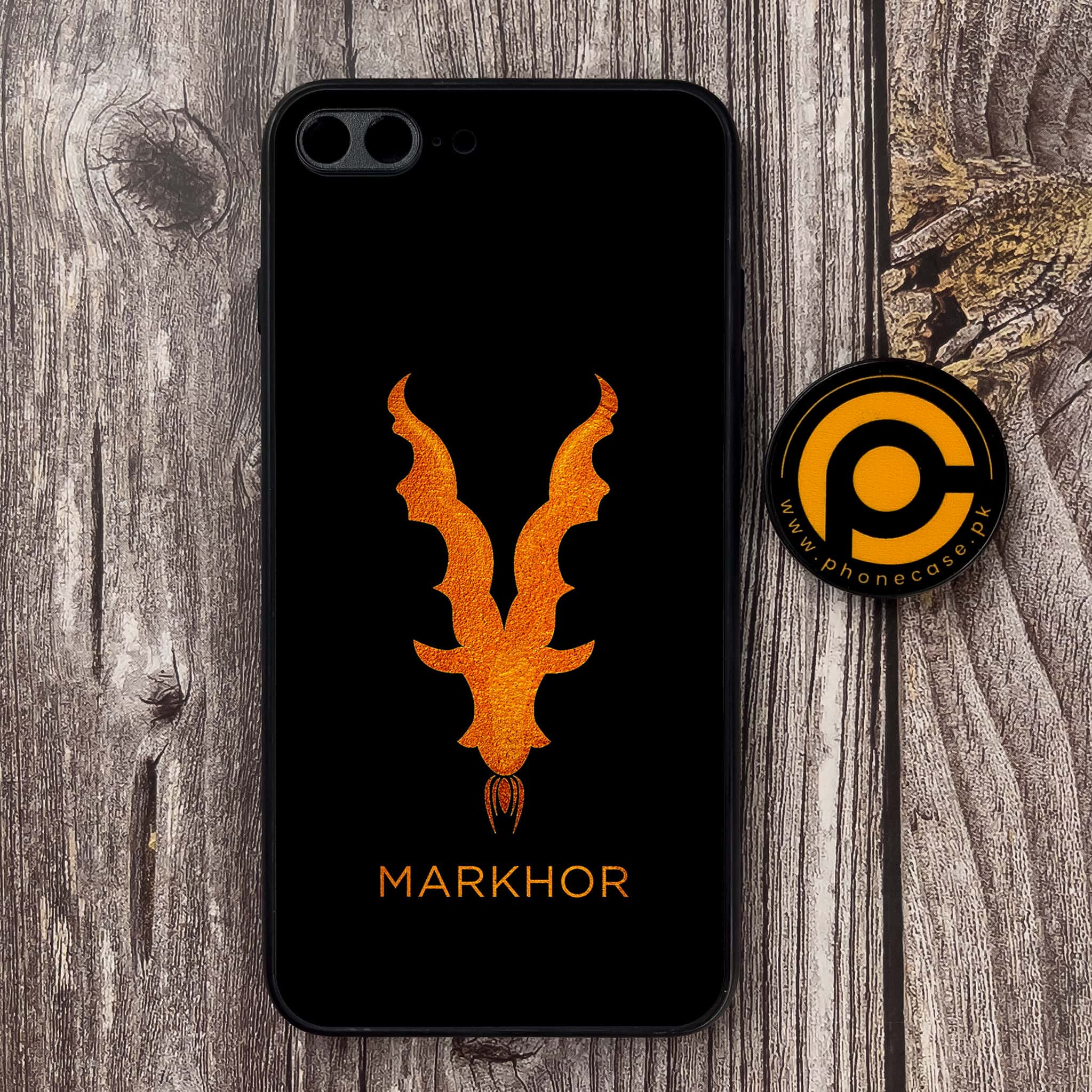 iPhone 7 Plus  - Markhor Series - Premium Metal Printed soft Bumper shock Proof Case