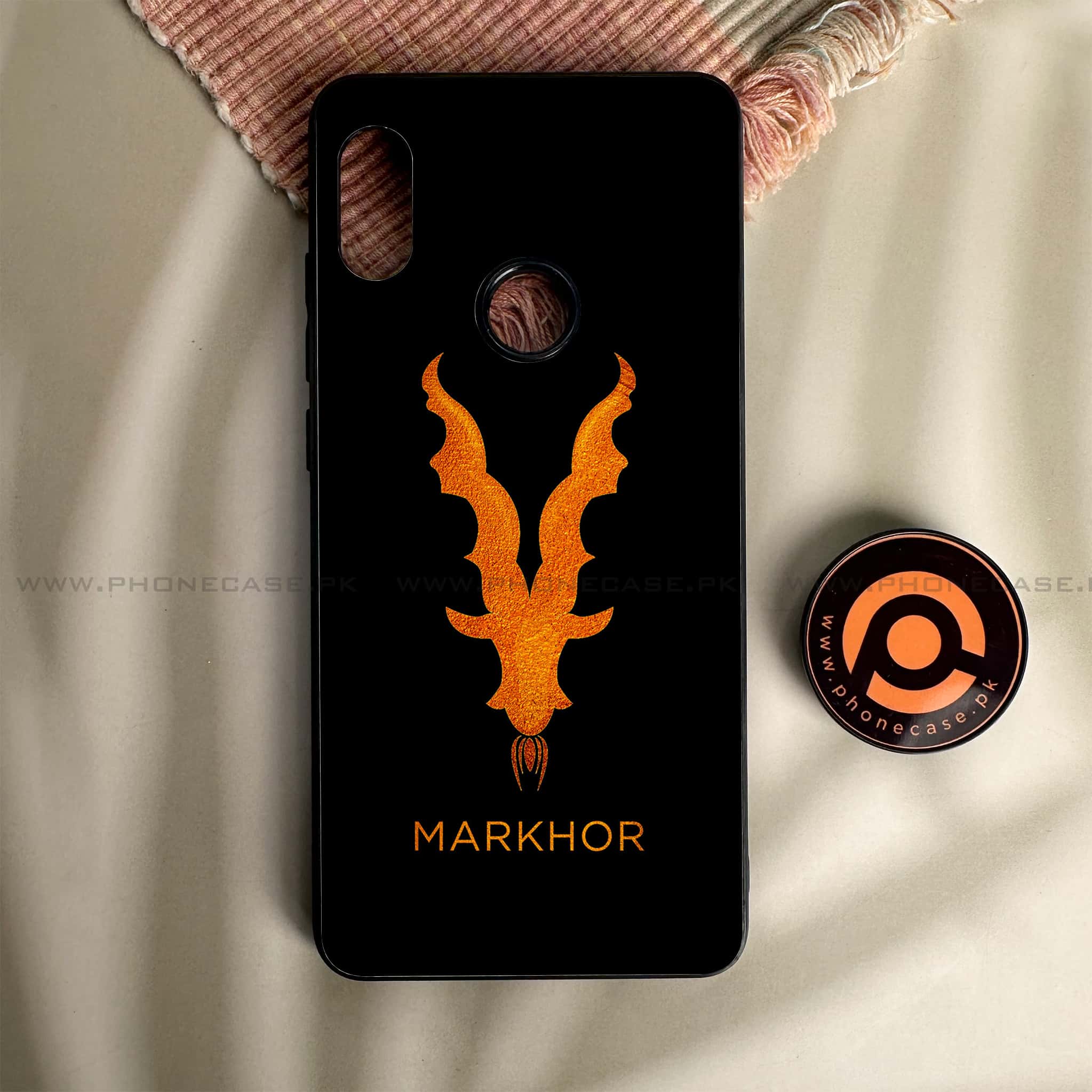 Redmi Note 5/Note 5 Pro - Markhor Series - Premium Metal Printed soft Bumper shock Proof Case