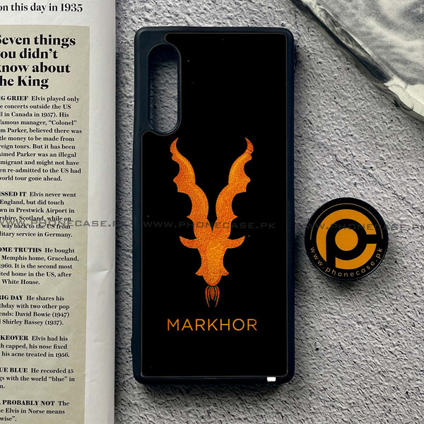 LG G9 - Markhor Design 12 - Premium Metal Printed soft Bumper shock Proof Case CS-23244