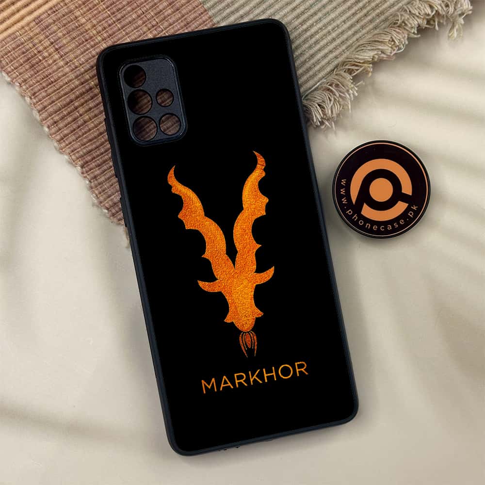 Samsung Galaxy A71 - Markhor Series - Premium Metal Printed soft Bumper shock Proof Case