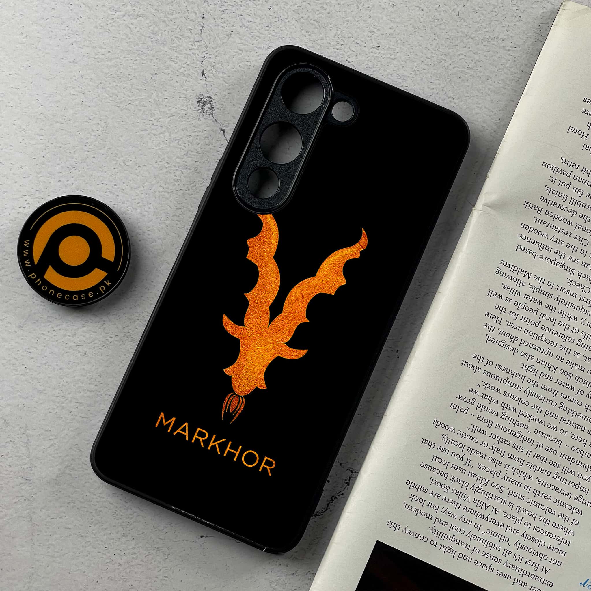 Vivo Y04 - Markhor Series - Premium Metal Printed Soft Bumper Shockproof Case
