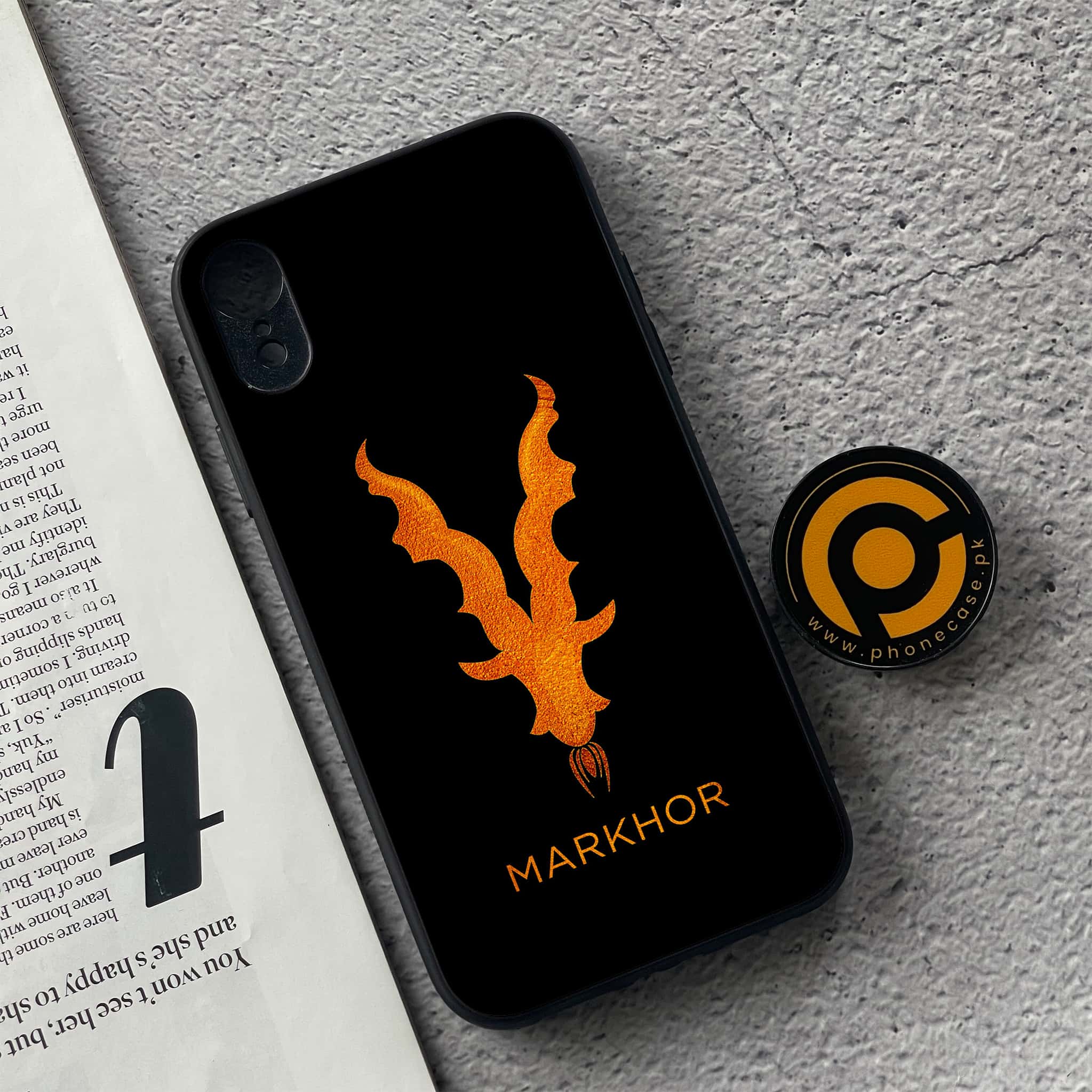 iPhone XR - Markhor Series - Premium Metal Printed soft Bumper shock Proof Case