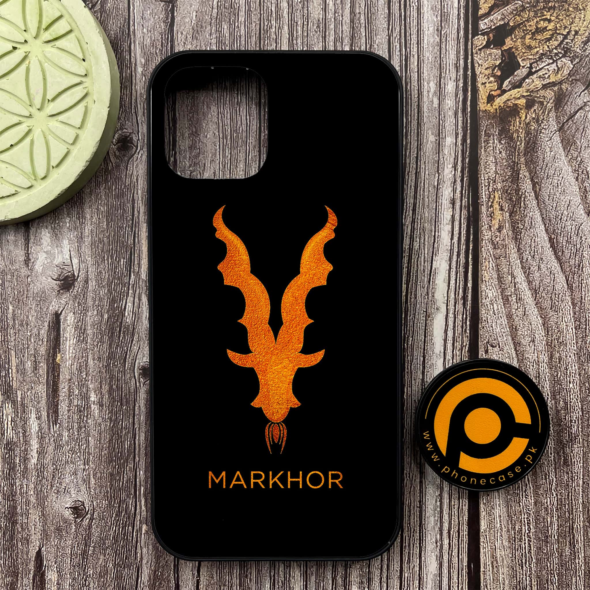 iPhone 12 - Markhor Series - Premium Metal Printed soft Bumper shock Proof Case