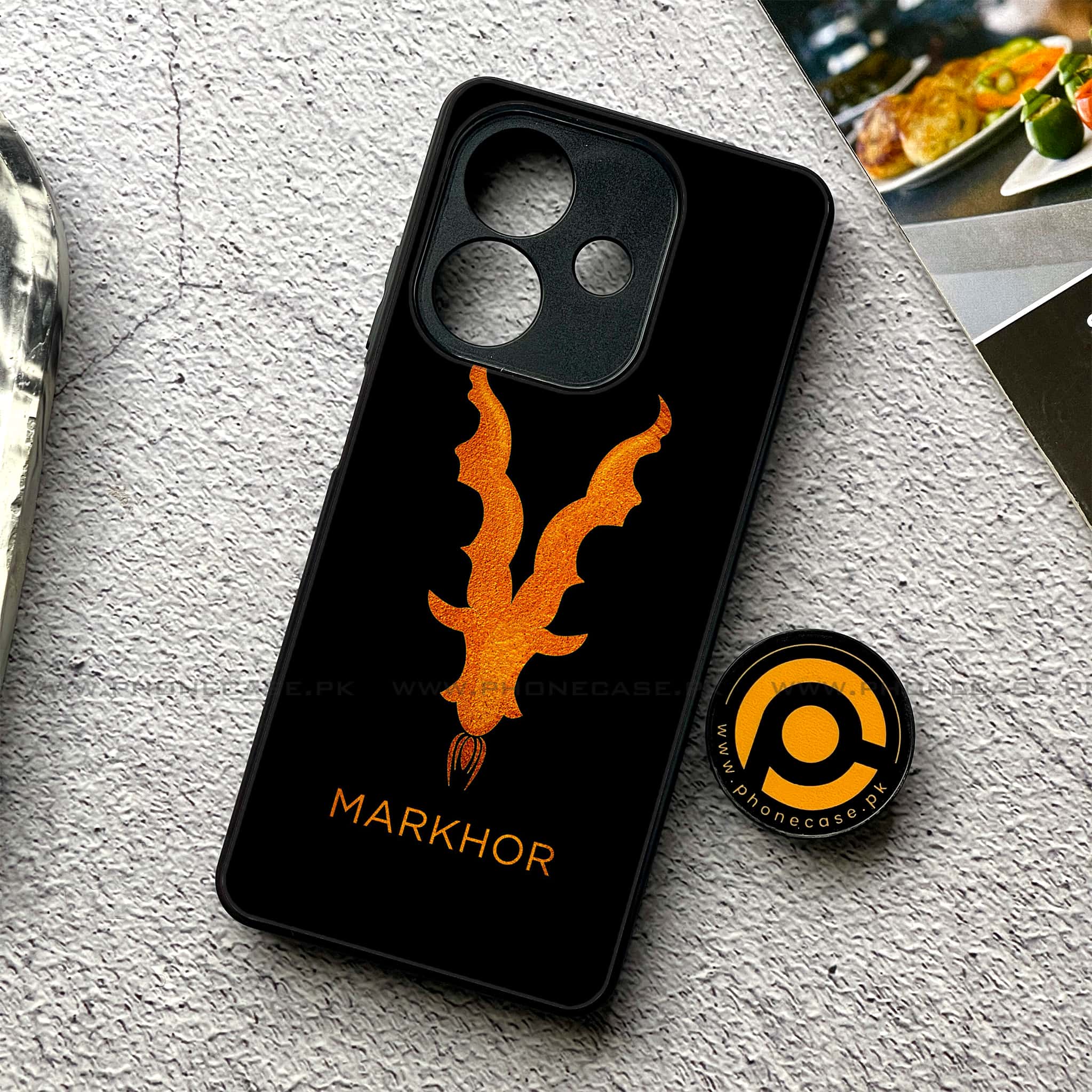 Oppo A5i - Markhor Series - Premium Metal Printed soft Bumper shock Proof Case