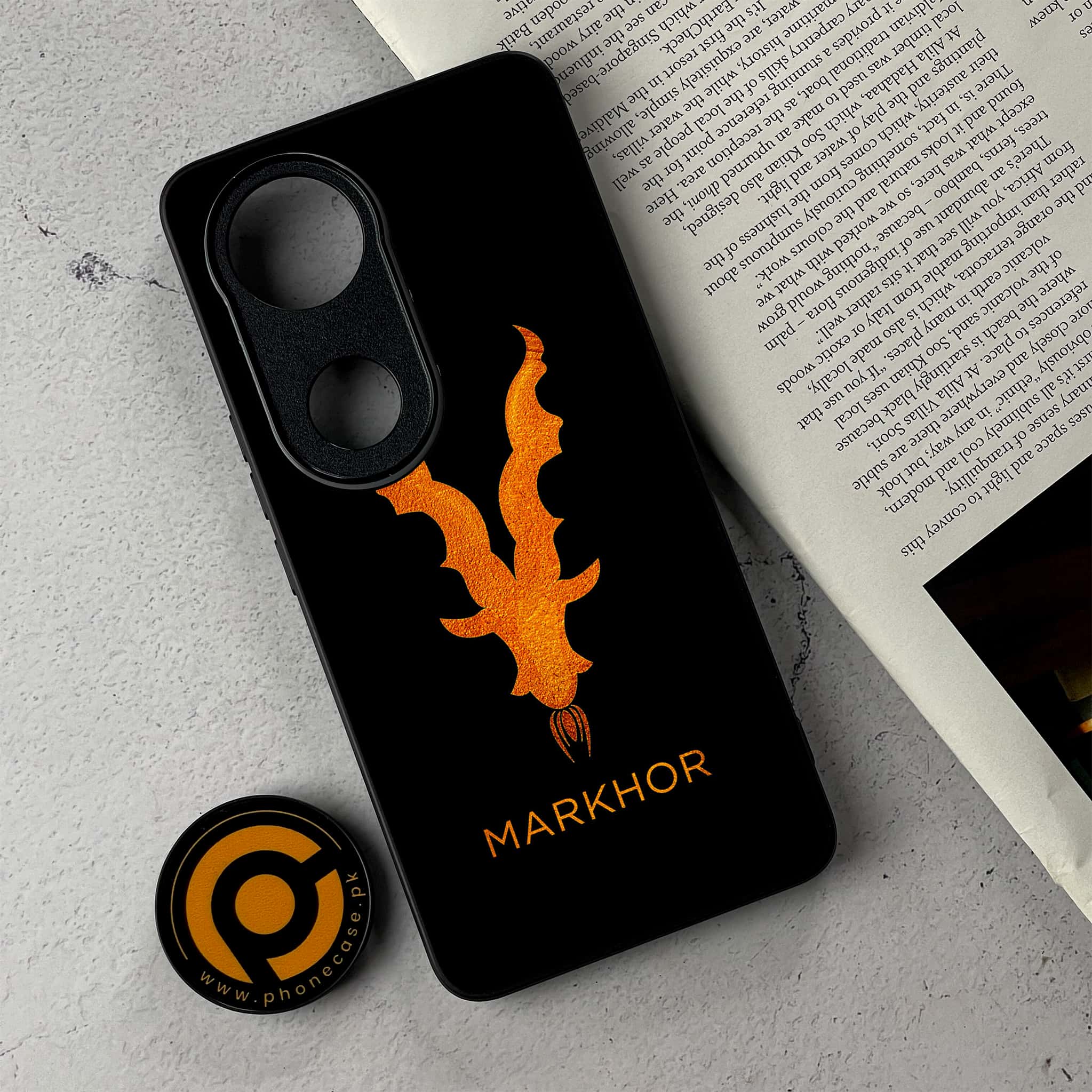 Vivo V50 - Markhor Series - Premium Metal Printed Soft Bumper Shockproof Case