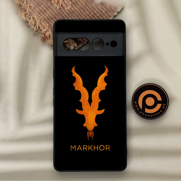 Google Pixel 7 Pro - Markhor Series - Premium Metal Printed soft Bumper Shock Proof Case