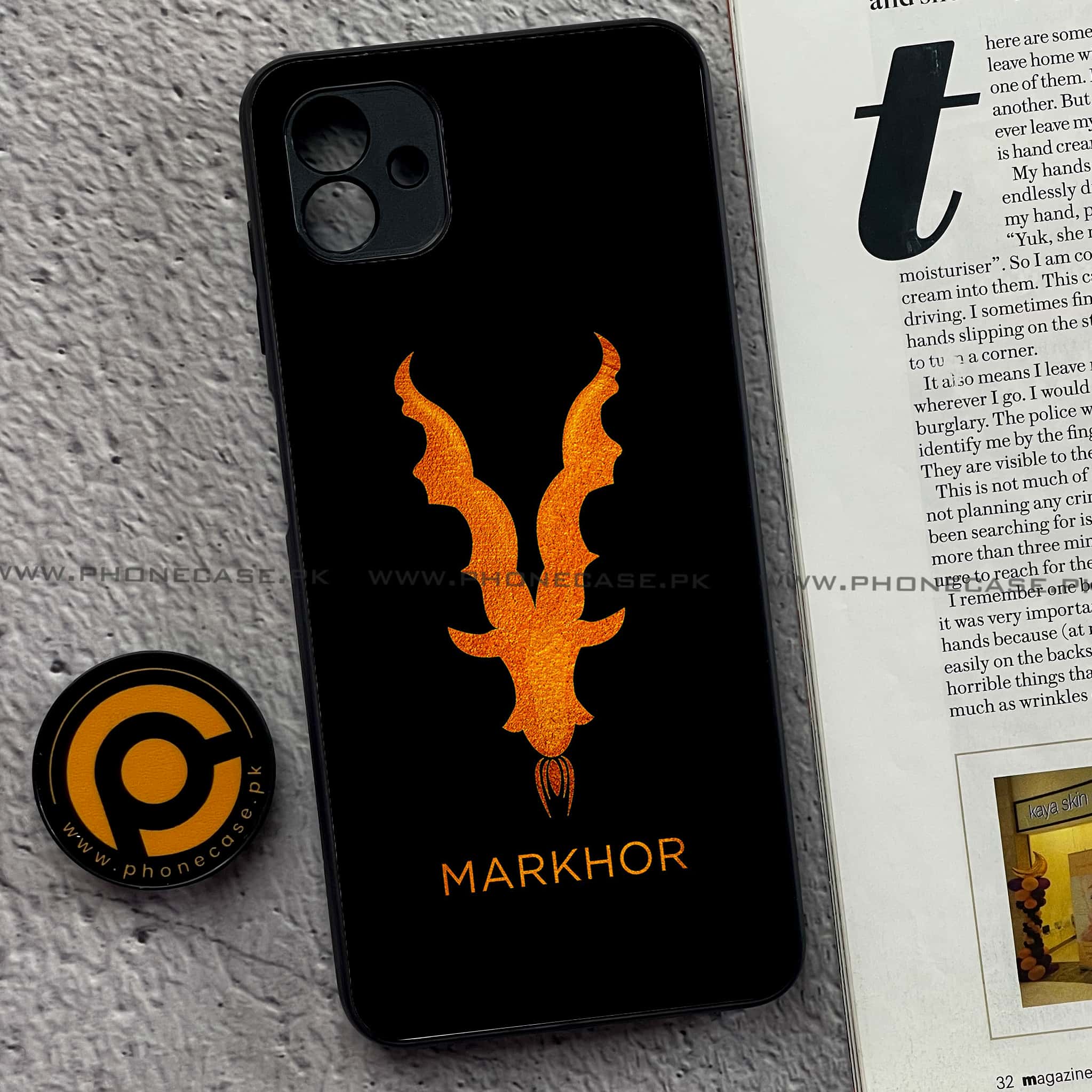 Samsung Galaxy A04 - Markhor Series - Premium Printed Glass soft Bumper shock Proof Case