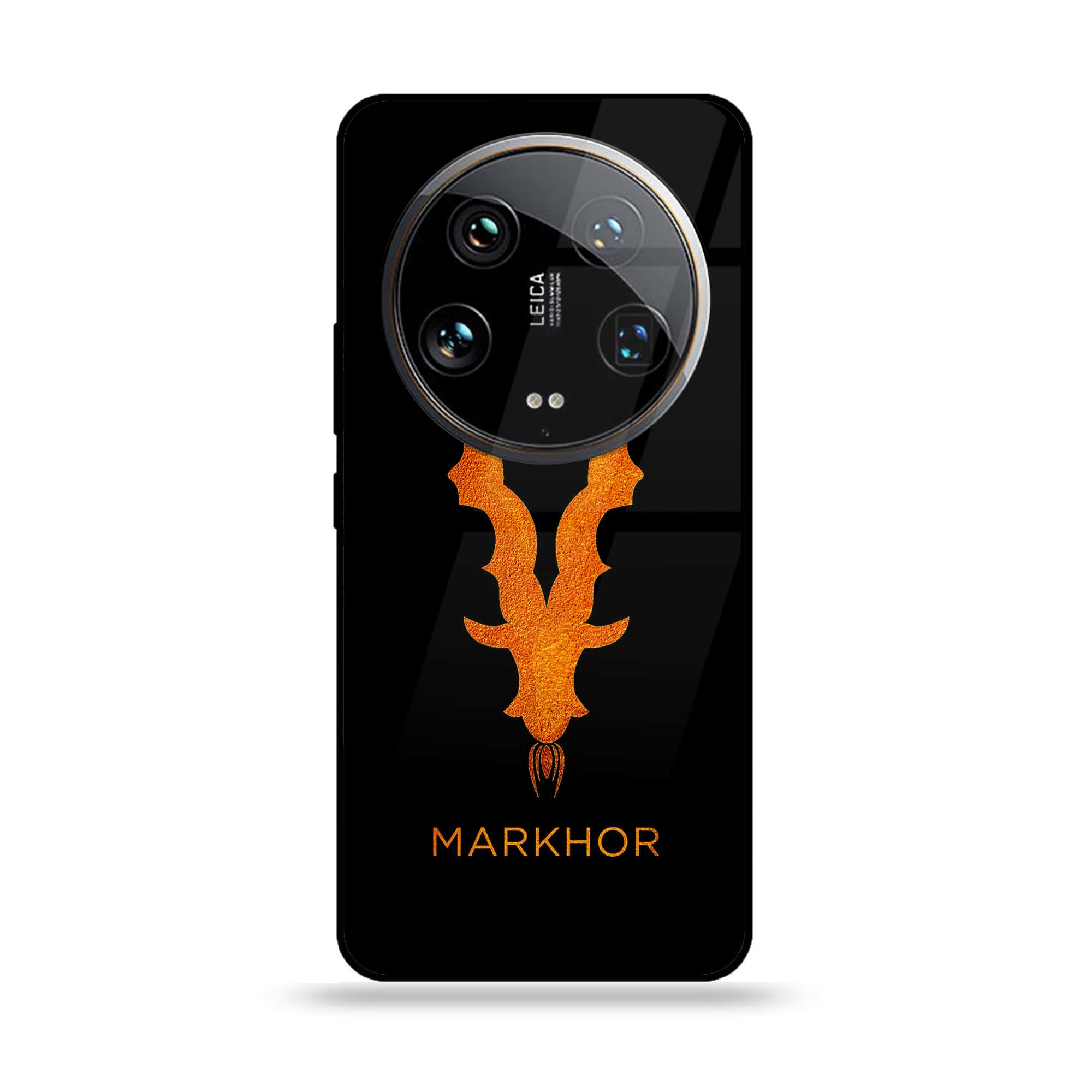 Xiaomi 14 Ultra - Markhor Series - Premium Printed Glass soft Bumper shock Proof Case