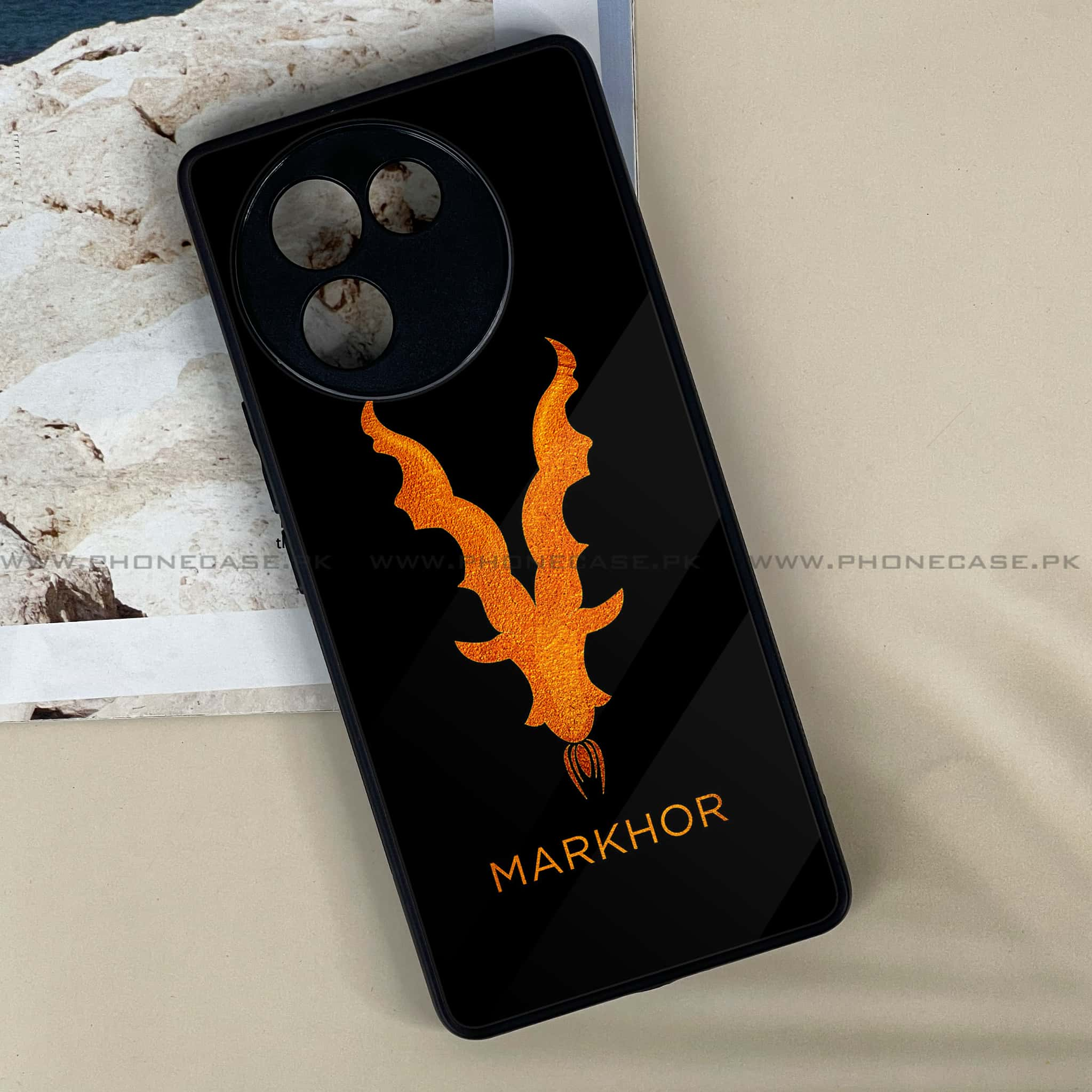 Vivo V30E - Markhor Series - Premium Printed Metal soft Bumper shock Proof Case