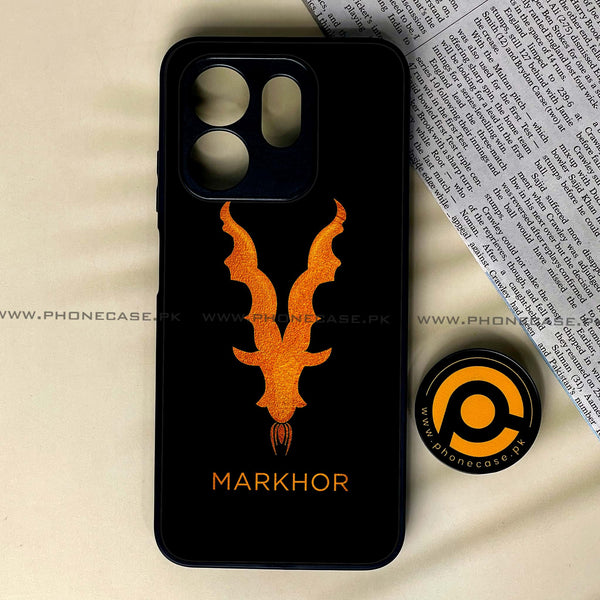 Infinix Hot 50i - Markhor Design 12- Premium Metal Printed soft Bumper shock Proof Case CS-50518