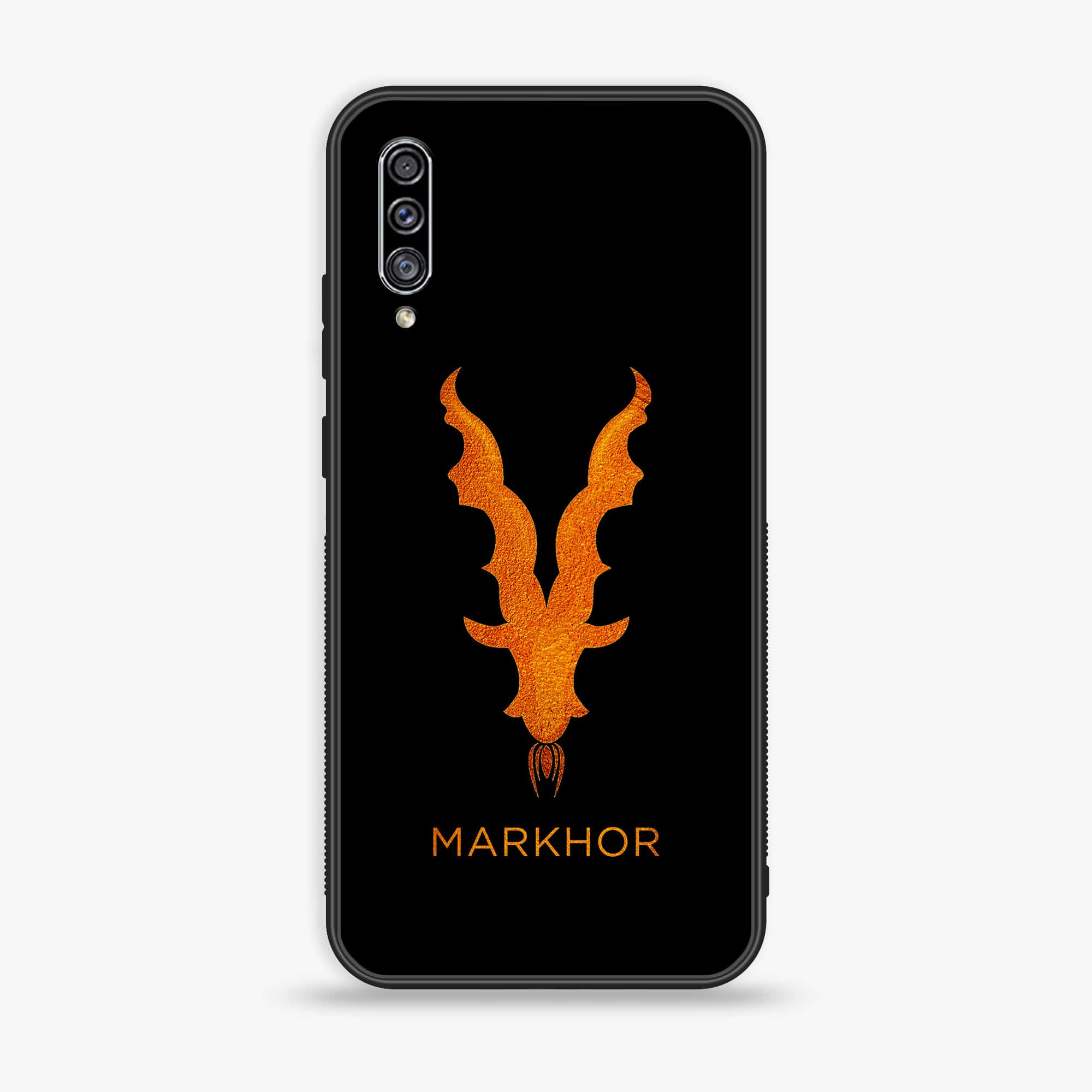 Galaxy A50/ A50s/ A30s - Markhor Series - Premium Printed Glass soft Bumper shock Proof Case