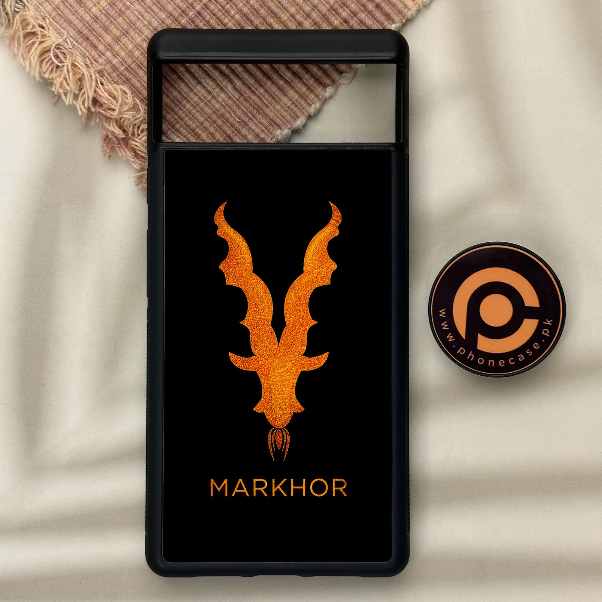 Google Pixel 6 - Markhor Series - Premium Metal Printed soft Bumper Shock Proof Case